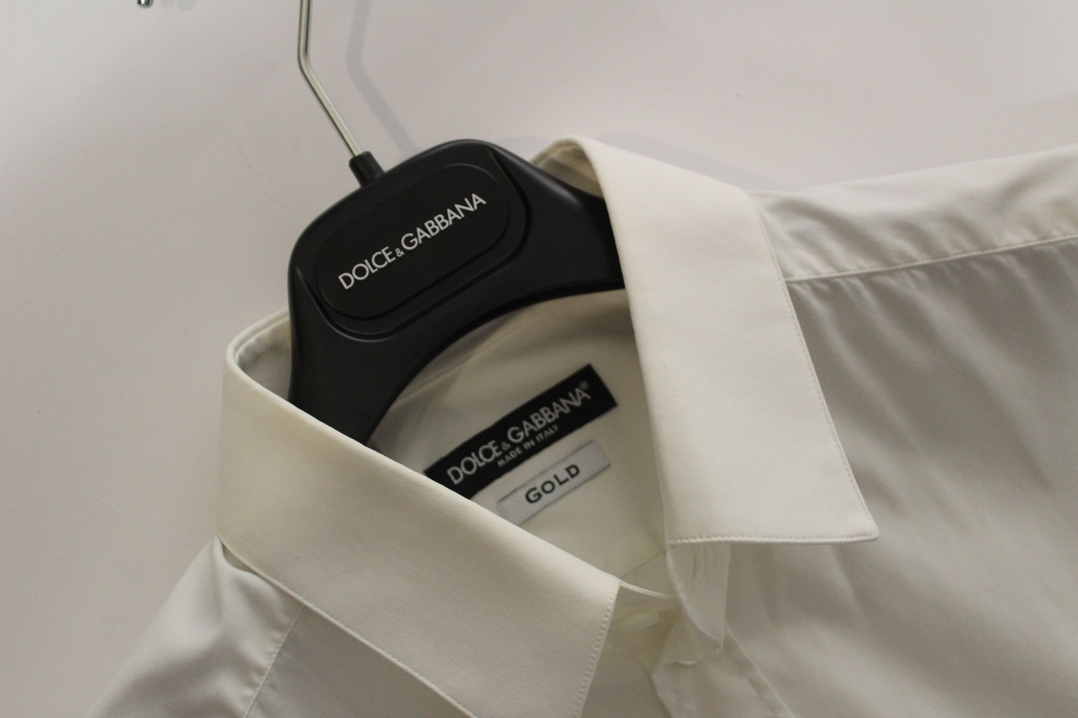 Dolce Gabbana Gold Label Shirt Mens Size 15/40 Made In Italy