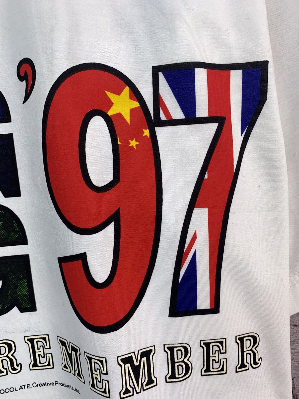 Vintage RARE Vintage 90s Hong Kong A Day To Remember 1997 T-shirt Size US XL / EU 56 / 4 - 6 Thumbnail