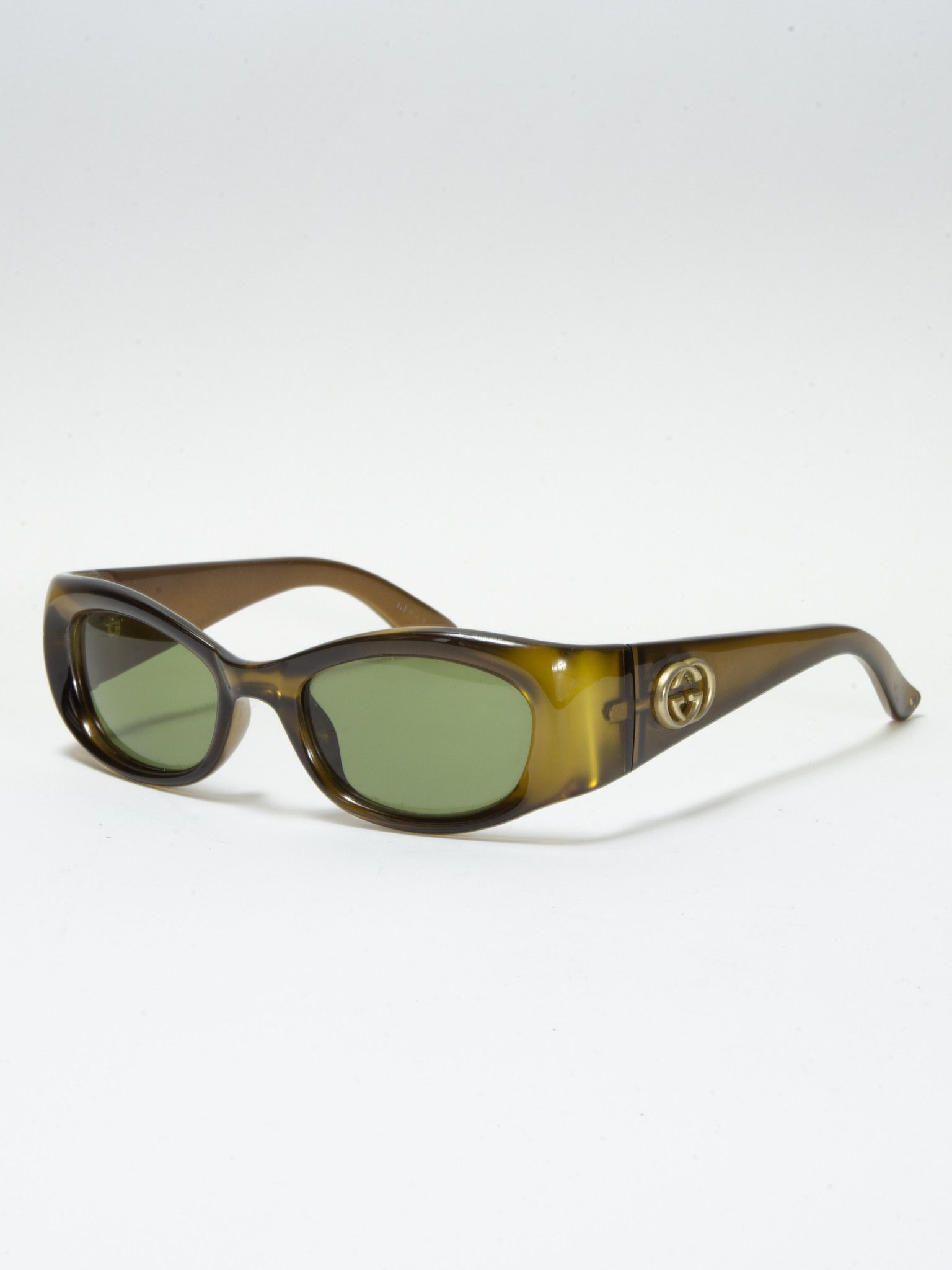 image of Vintage Amber Gucci Sunglasses, Men's
