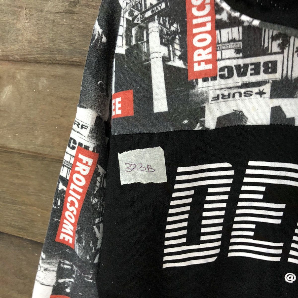 Japanese Brand DEFECT Space Opera fullprint Black Hoodie sweater #323B Size US S / EU 44-46 / 1 - 7 Thumbnail
