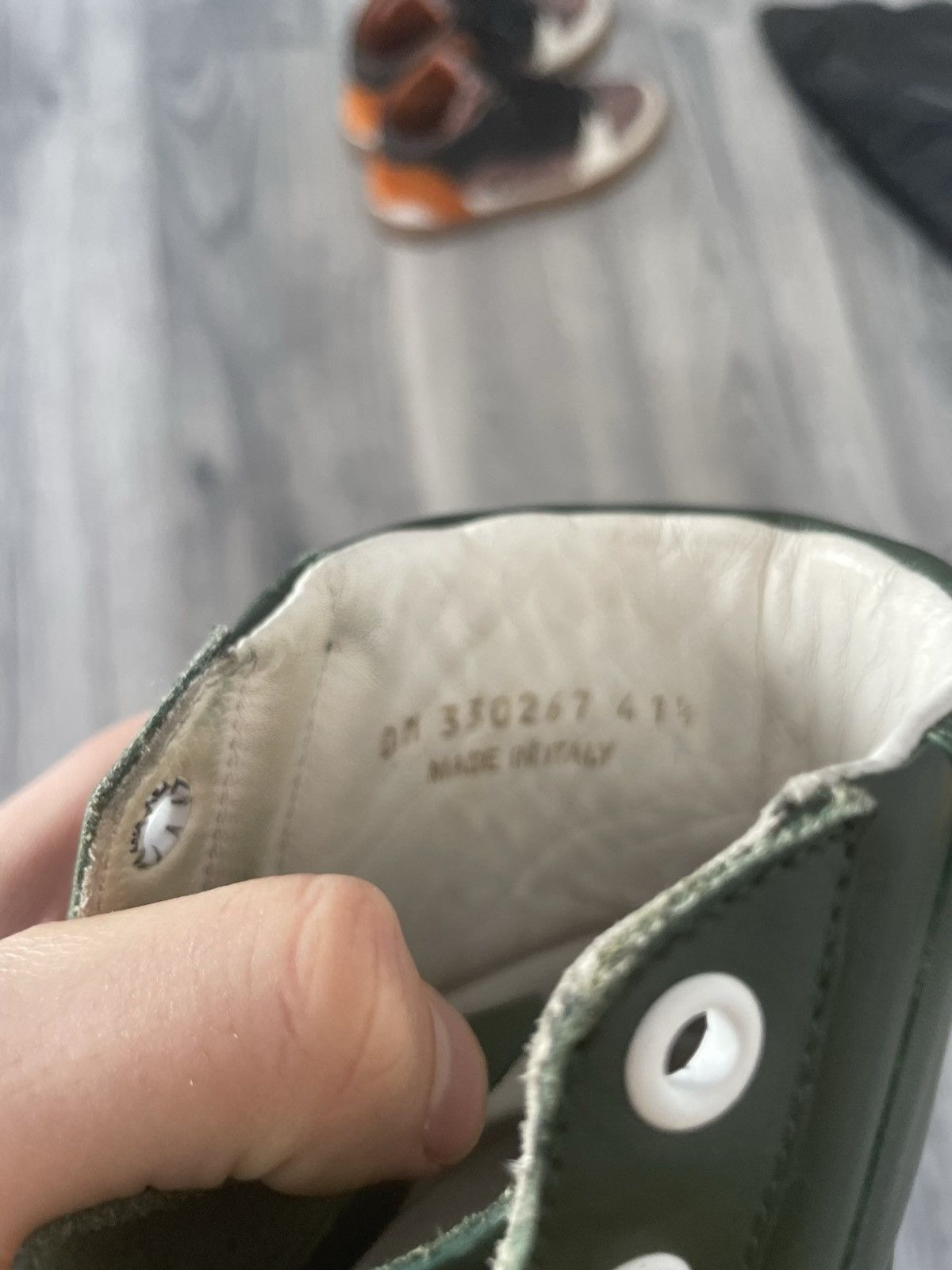 Saint Laurent Paris Green SL-10H Hi-Top Sneakers Size US 8.5 / EU 41-42 - 10 Thumbnail