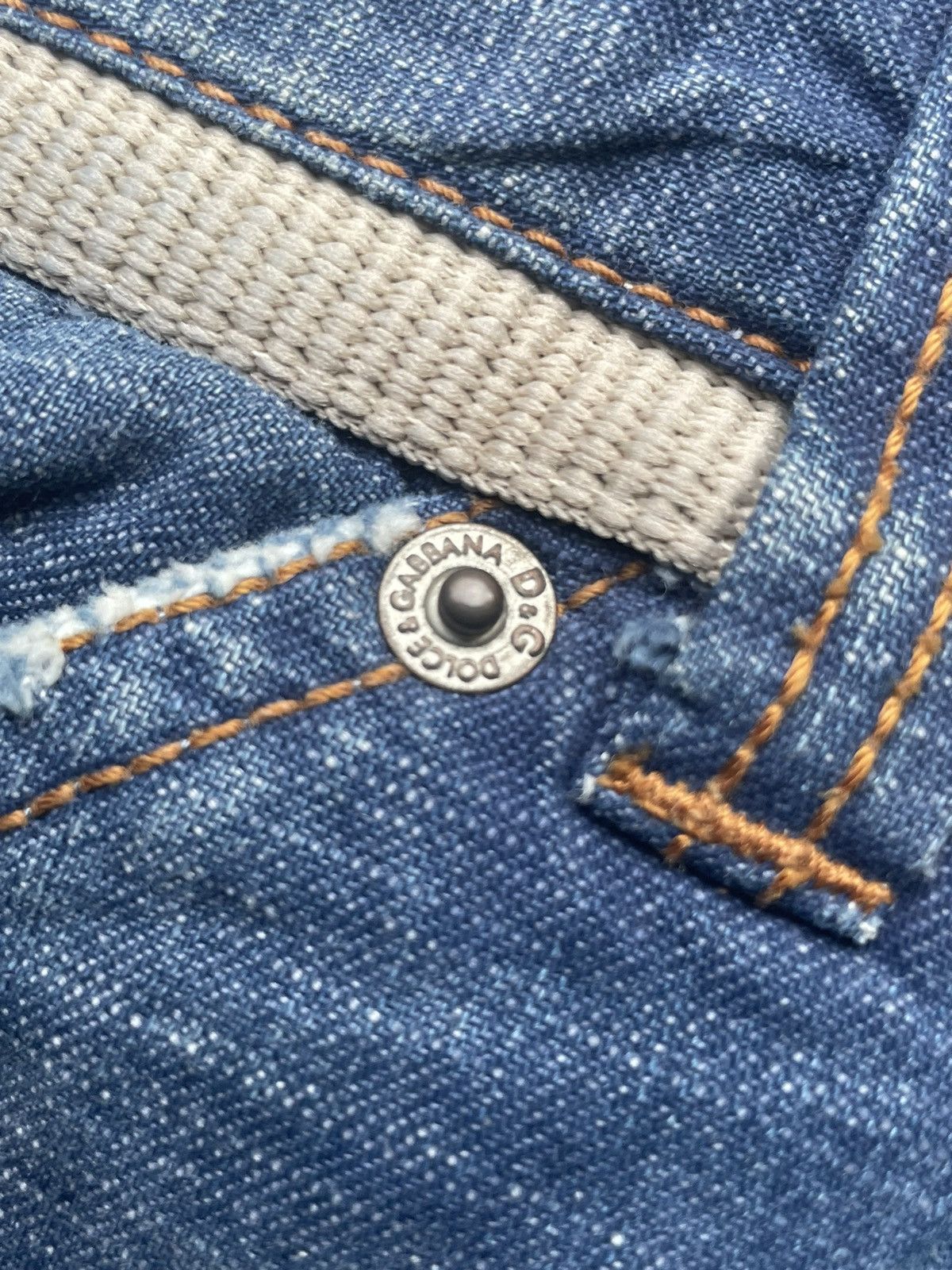 Dolce & Gabbana Vintage Dolce & Gabbana Side pocket Distressed Denim Size US 34 / EU 50 - 18 Thumbnail