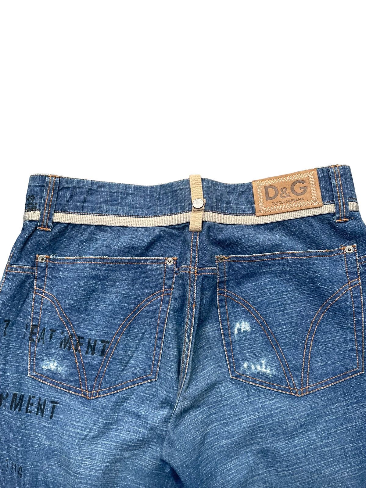 Dolce & Gabbana Vintage Dolce & Gabbana Side pocket Distressed Denim Size US 34 / EU 50 - 11 Thumbnail