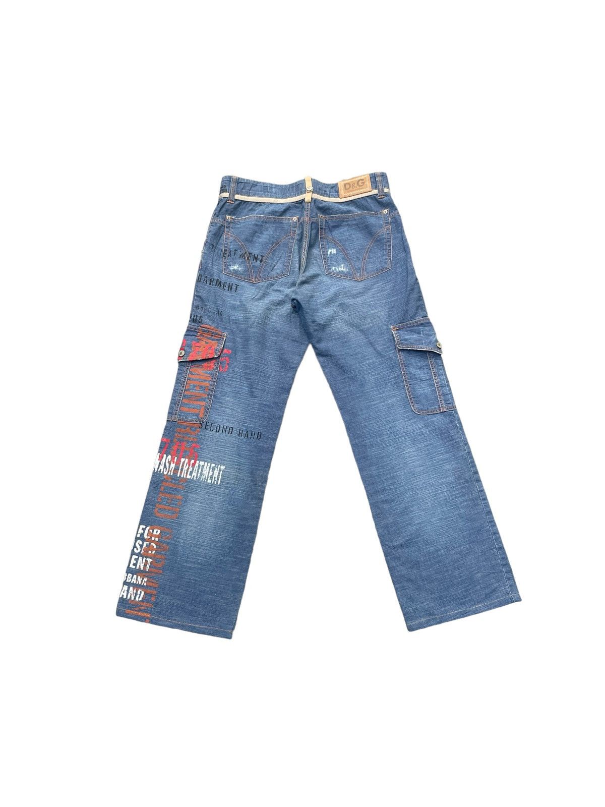 Dolce & Gabbana Vintage Dolce & Gabbana Side pocket Distressed Denim Size US 34 / EU 50 - 8 Thumbnail