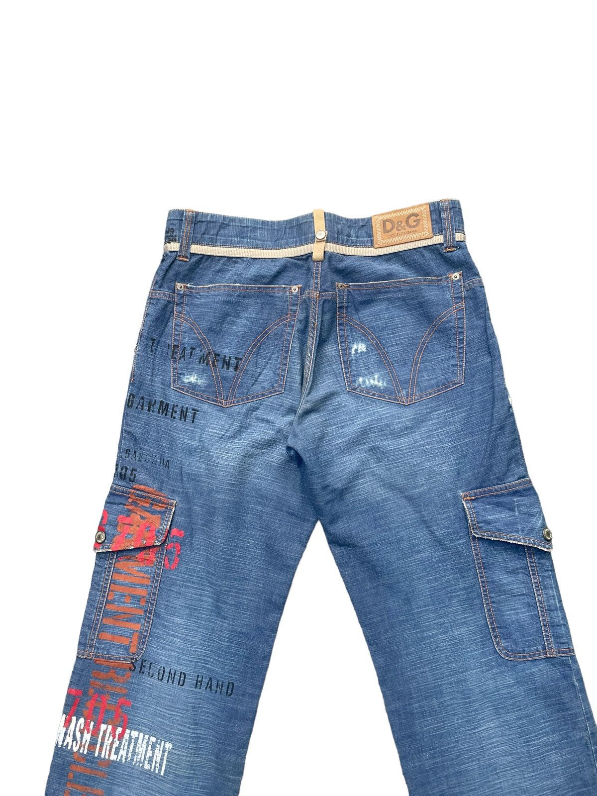 Dolce & Gabbana Vintage Dolce & Gabbana Side pocket Distressed Denim Size US 34 / EU 50 - 10 Thumbnail