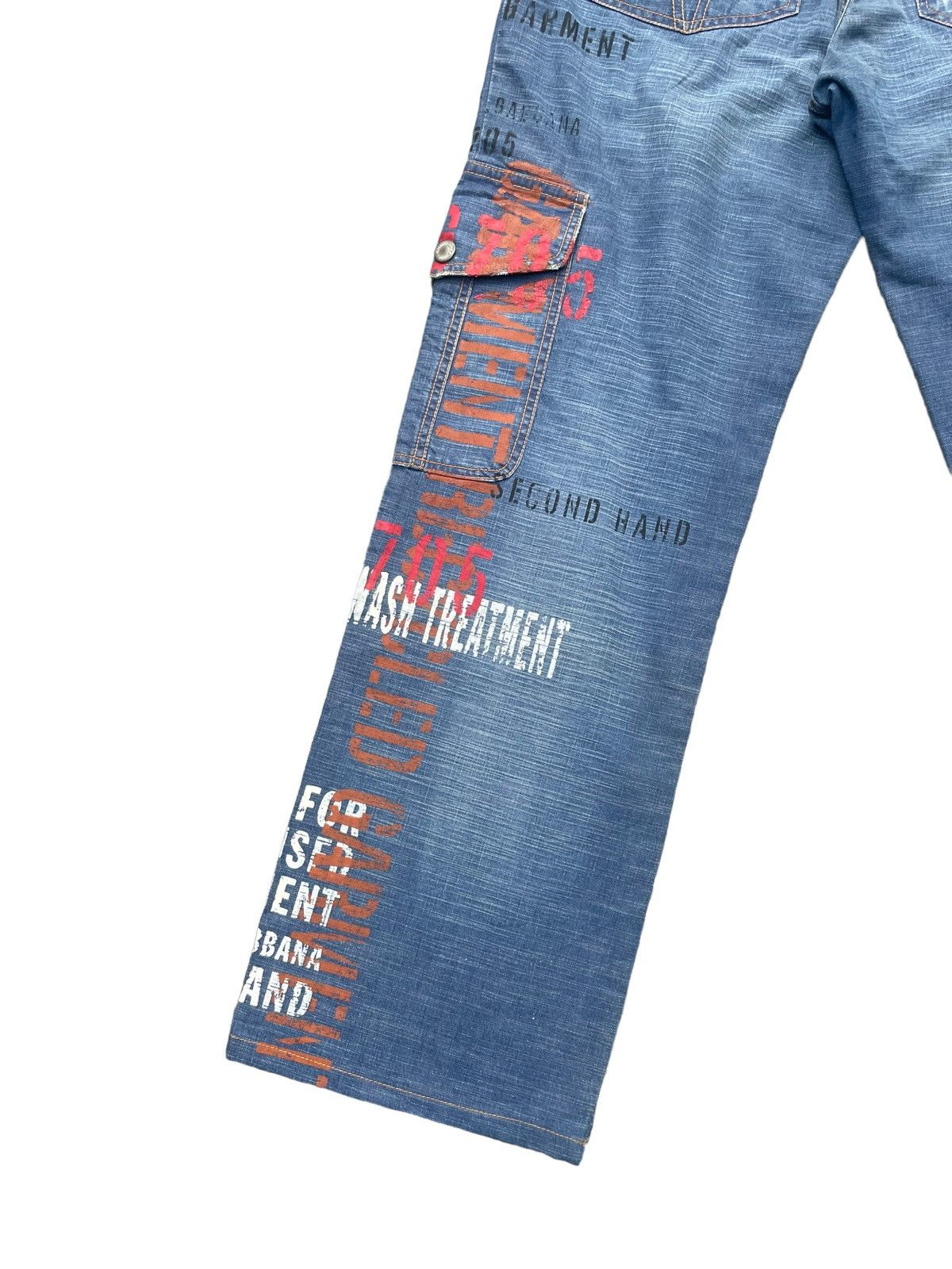 Dolce & Gabbana Vintage Dolce & Gabbana Side pocket Distressed Denim Size US 34 / EU 50 - 9 Thumbnail