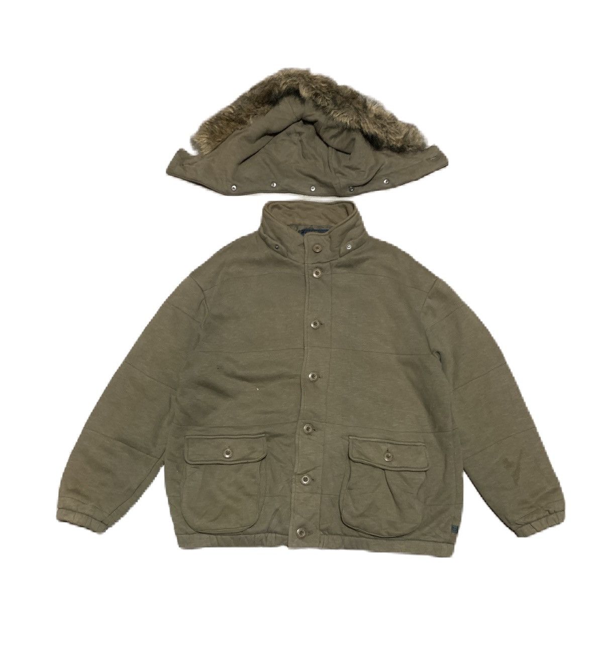 If Six Was Nine Vintage Woolrich Faux Fur Puffer Jacket Size US L / EU 52-54 / 3 - 2 Thumbnail