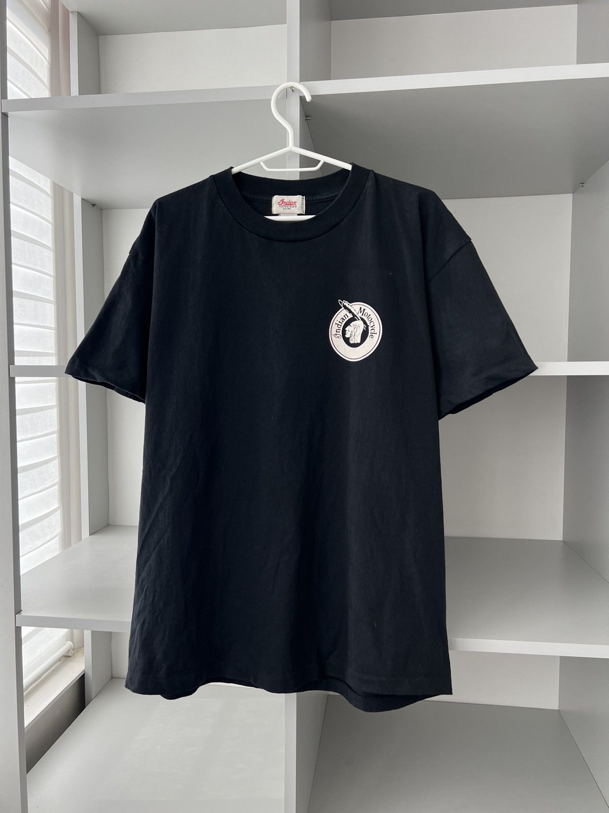Indian Motorcycle × Vintage Indian Motorcycle Oil Vintage USA Springfield Tee Size US L / EU 52-54 / 3 - 4 Thumbnail