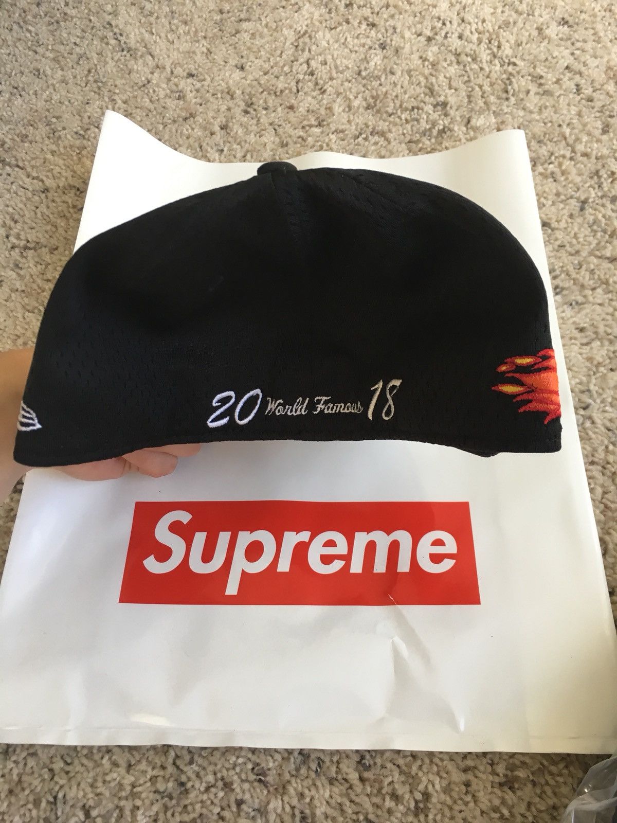 Supreme Supreme Mesh Box Logo New Era Hat | Grailed