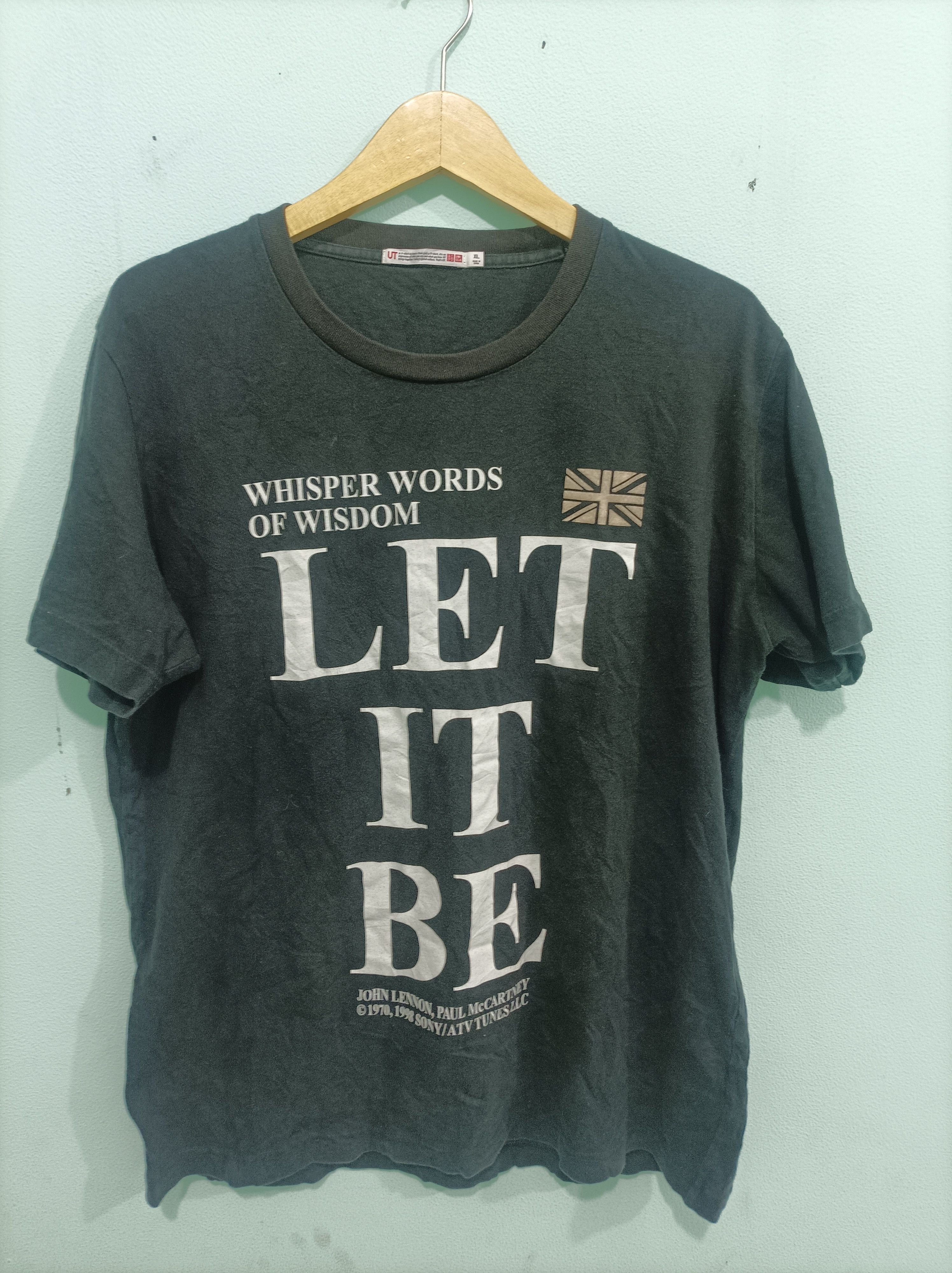 Uniqlo The Beatles Rock Band Let It Be Album Promo T-shirt