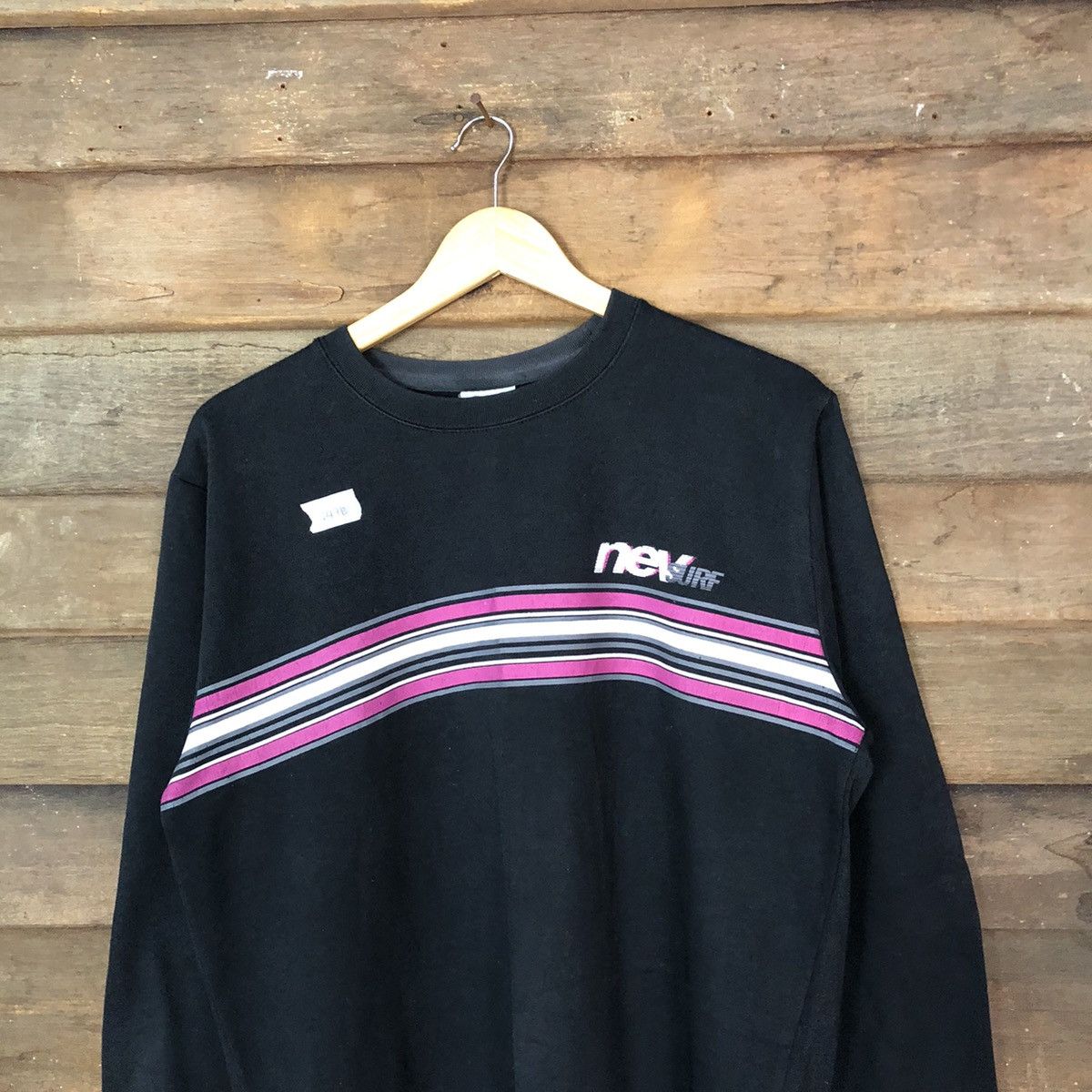 Vintage Nev Surf Future Shapes Black Sweatshirt #147B Size US L / EU 52-54 / 3 - 4 Thumbnail