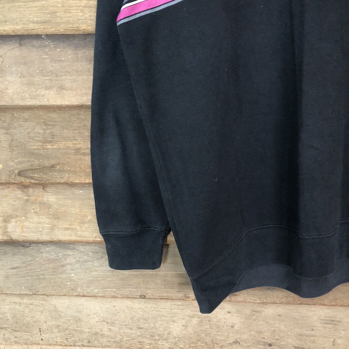 Vintage Nev Surf Future Shapes Black Sweatshirt #147B Size US L / EU 52-54 / 3 - 6 Thumbnail