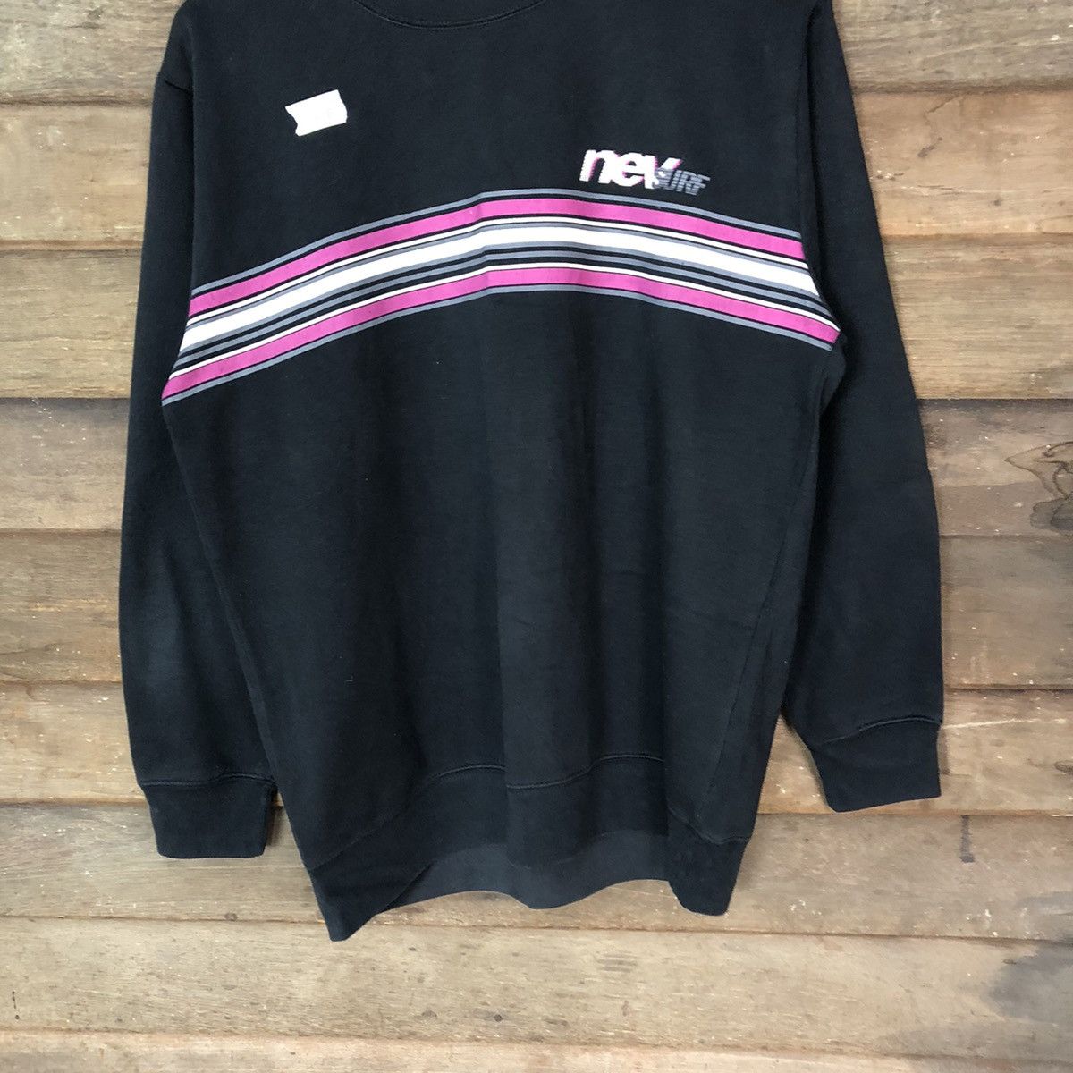Vintage Nev Surf Future Shapes Black Sweatshirt #147B Size US L / EU 52-54 / 3 - 5 Thumbnail