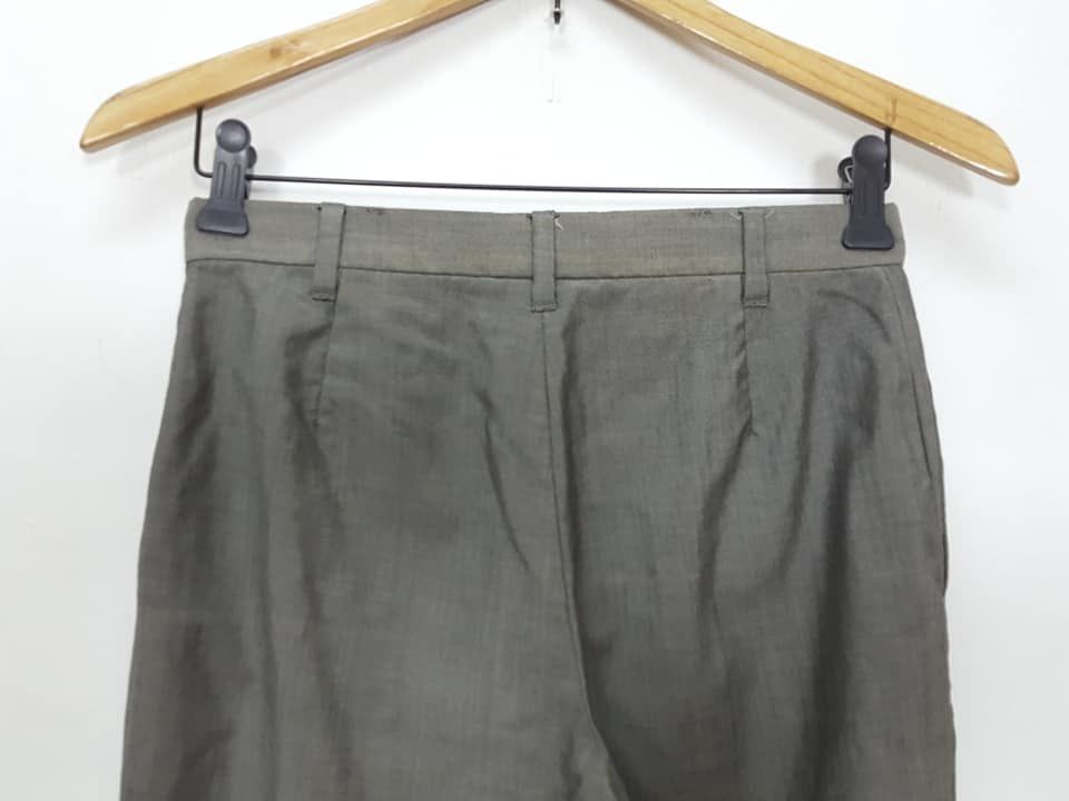 Jil Sander Mohair/Fleece Wool Blend Midrise Grey Jil Sander Pant Size 26" / US 2 / IT 38 - 6 Thumbnail