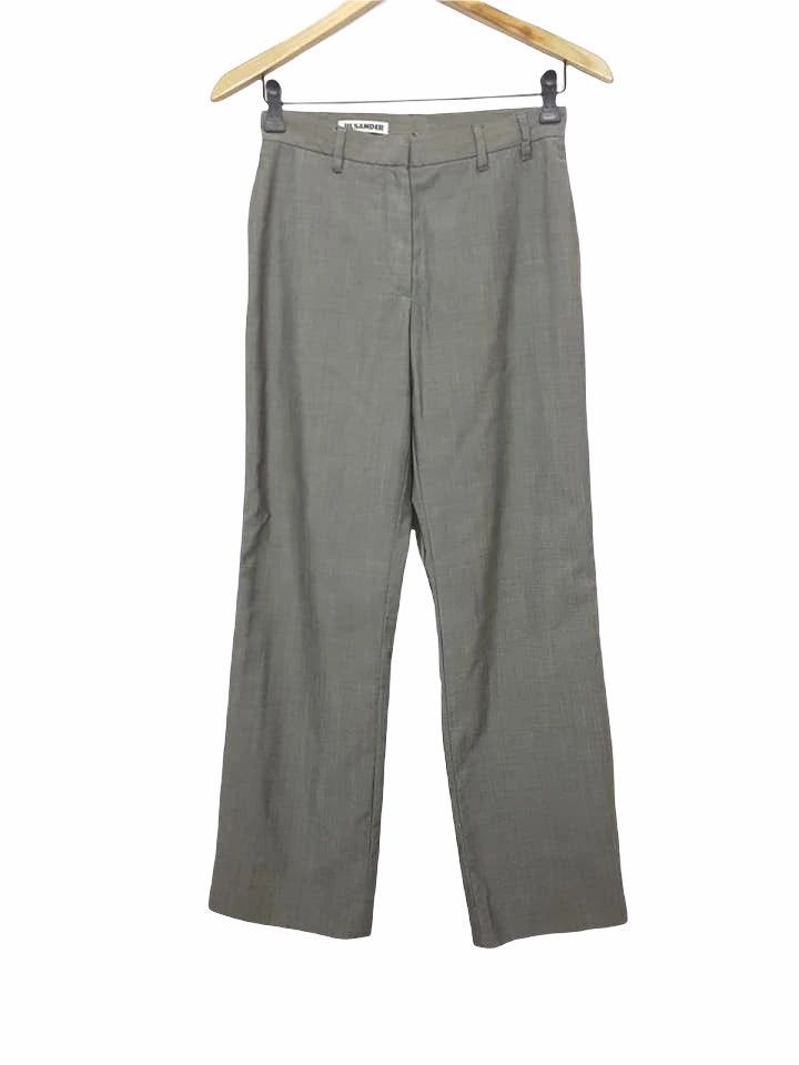 Jil Sander Mohair/Fleece Wool Blend Midrise Grey Jil Sander Pant Size 26" / US 2 / IT 38 - 1 Thumbnail