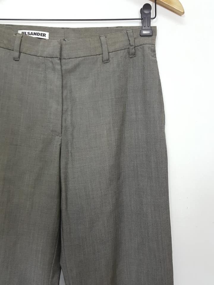 Jil Sander Mohair/Fleece Wool Blend Midrise Grey Jil Sander Pant Size 26" / US 2 / IT 38 - 5 Thumbnail