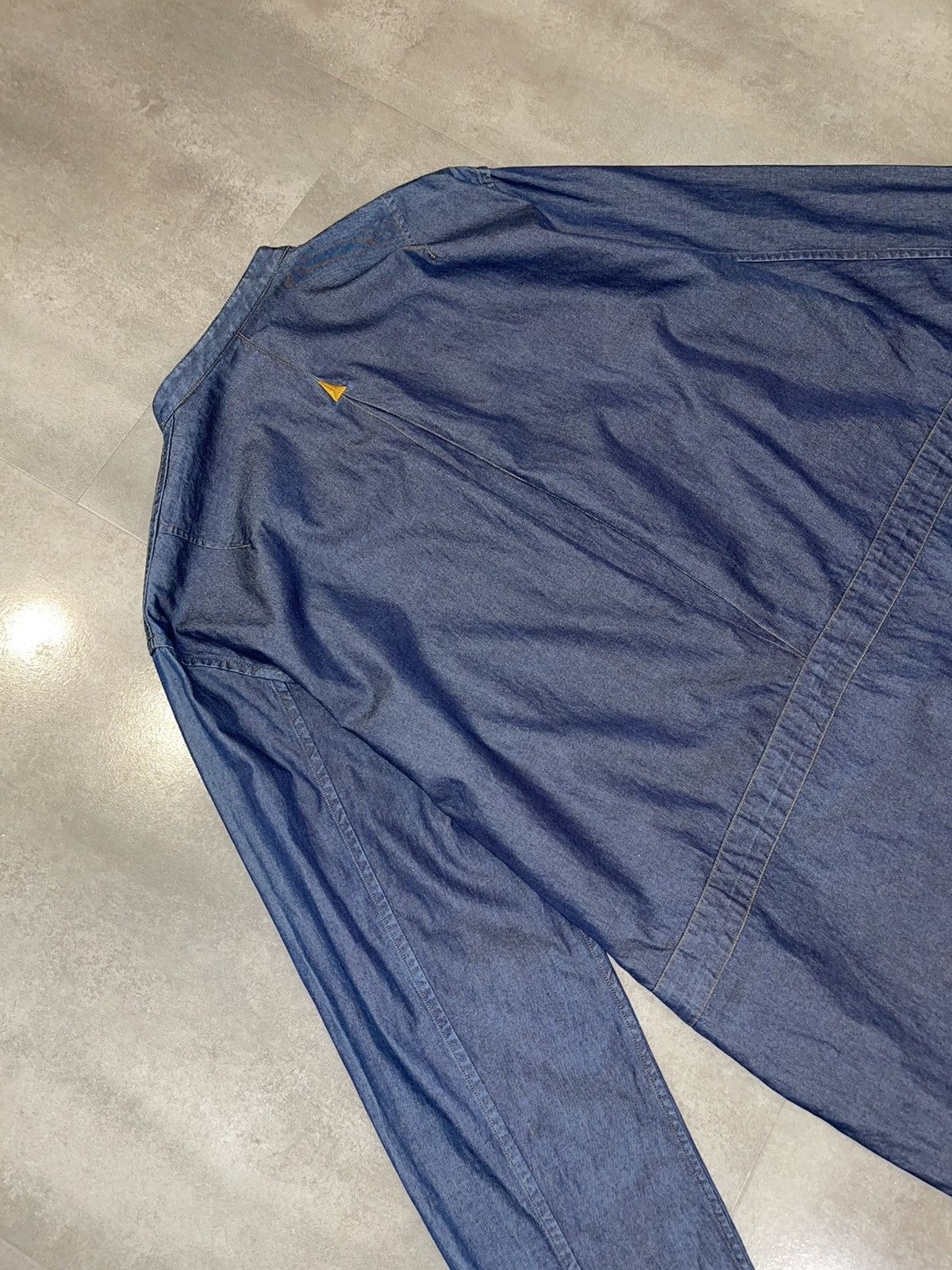 Saint Laurent Paris Archive! FW11 Pilati Era Yves Saint Laurent Denim Shirt Size US M / EU 48-50 / 2 - 15 Thumbnail