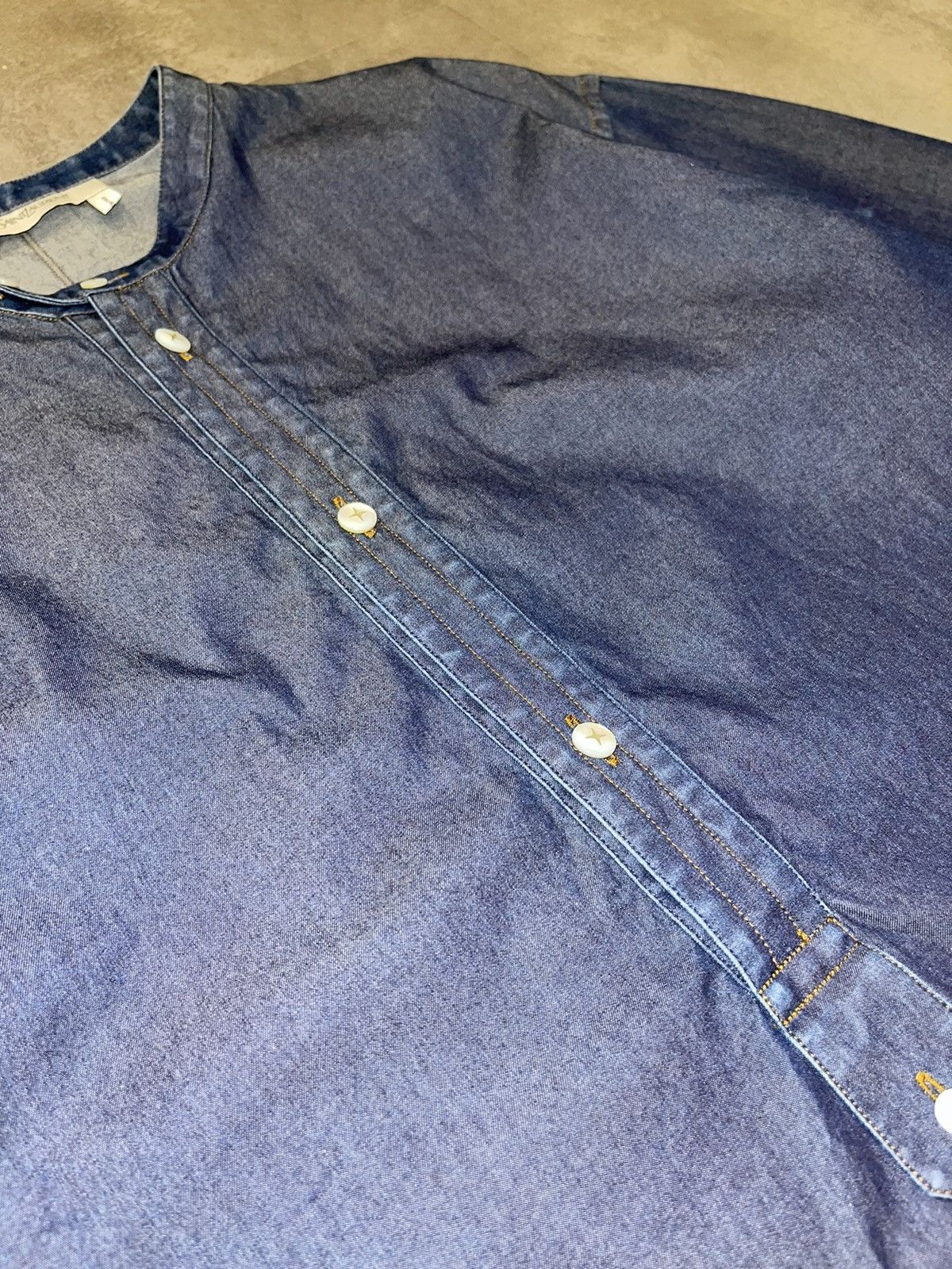 Saint Laurent Paris Archive! FW11 Pilati Era Yves Saint Laurent Denim Shirt Size US M / EU 48-50 / 2 - 10 Thumbnail