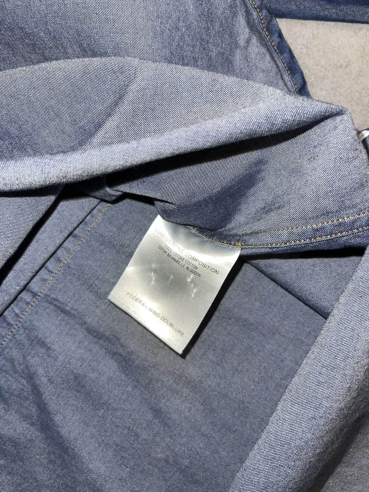 Saint Laurent Paris Archive! FW11 Pilati Era Yves Saint Laurent Denim Shirt Size US M / EU 48-50 / 2 - 18 Thumbnail
