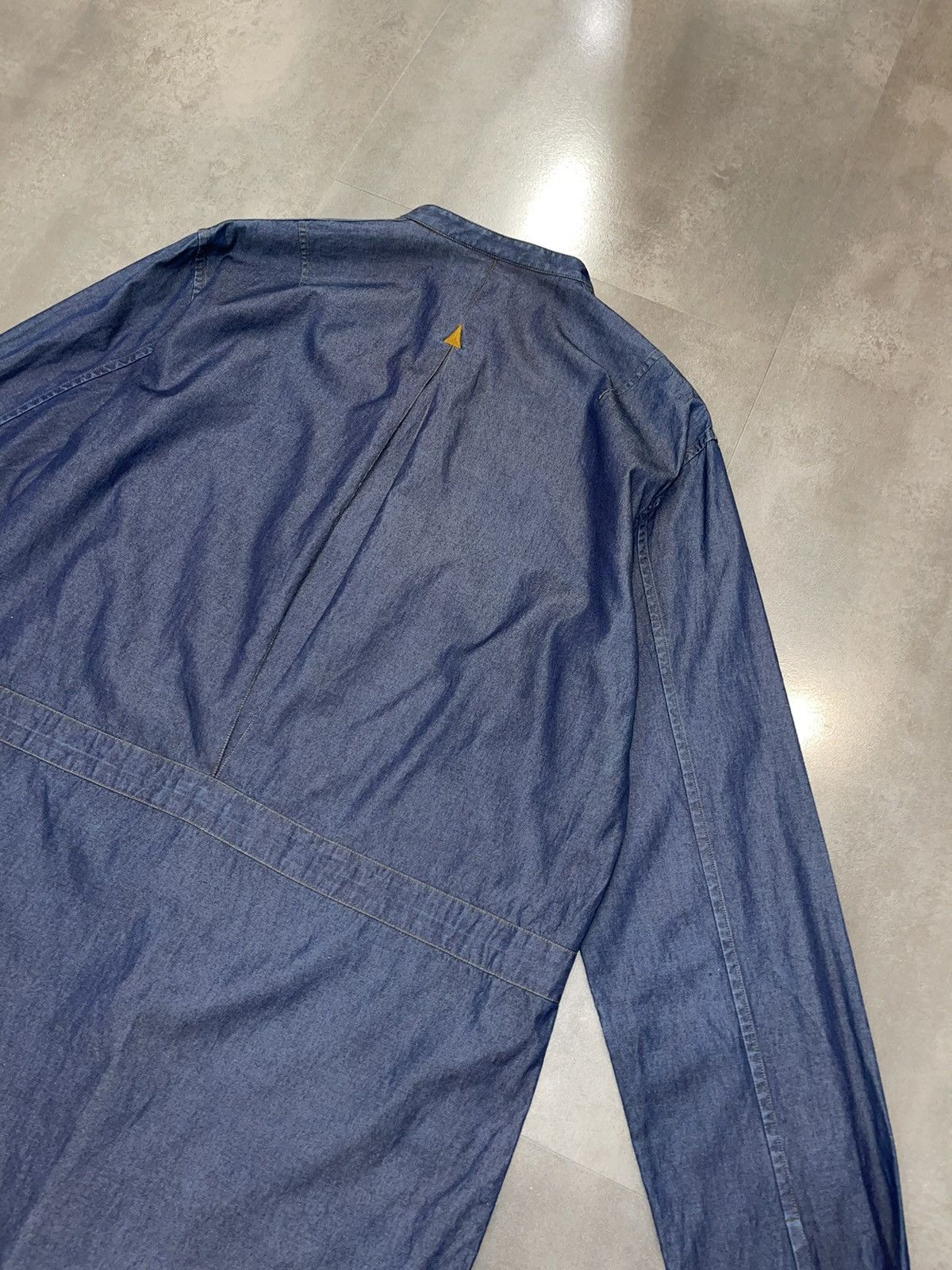 Saint Laurent Paris Archive! FW11 Pilati Era Yves Saint Laurent Denim Shirt Size US M / EU 48-50 / 2 - 14 Thumbnail