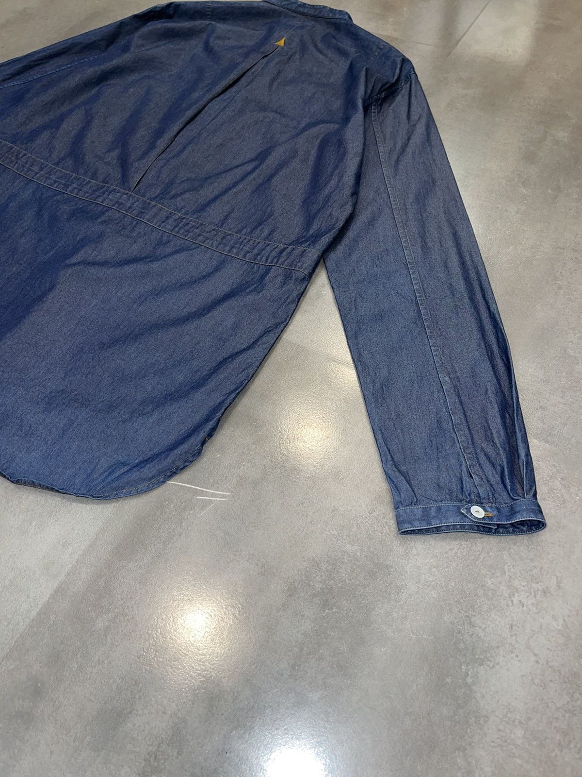 Saint Laurent Paris Archive! FW11 Pilati Era Yves Saint Laurent Denim Shirt Size US M / EU 48-50 / 2 - 12 Thumbnail