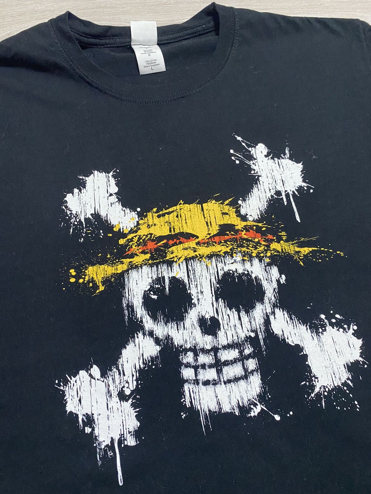 Anime TEE Anime One Piece Skeleton logo sz L Size US L / EU 52-54 / 3 - 3 Thumbnail