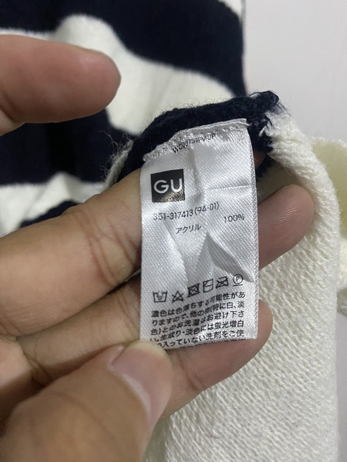20471120 🖤BLACKFRIDAY🖤GU Knitwear Japanesebrand Kurt Cobain Style Size US XL / EU 56 / 4 - 4 Thumbnail