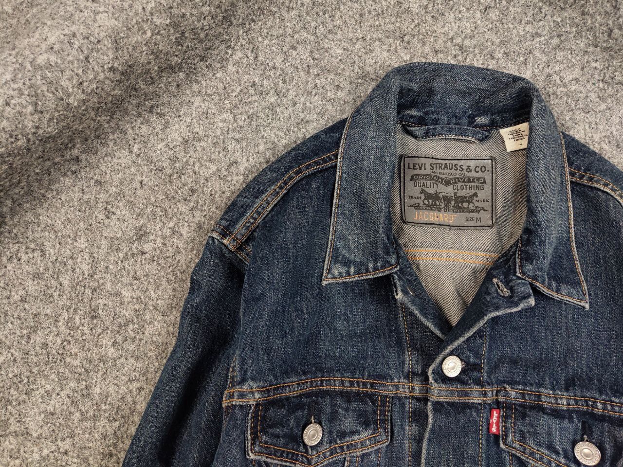 Levi's Rare Vintage Levi's x Jacquard google Trucker Denim Jacket Size US M / EU 48-50 / 2 - 10 Thumbnail