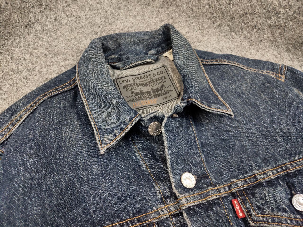 Levi's Rare Vintage Levi's x Jacquard google Trucker Denim Jacket Size US M / EU 48-50 / 2 - 14 Thumbnail