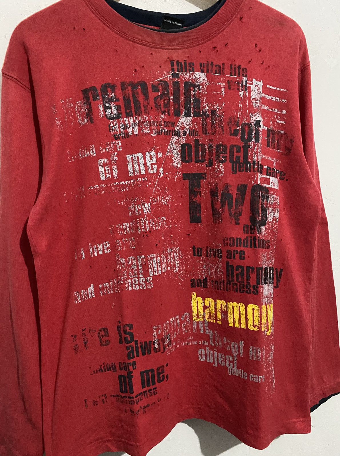 Beauty Beast × Hysteric Glamour × Japanese Brand 💸BINDINGOFFER💸Collins-Japanese Seditionaries Disstressed Tee Size US M / EU 48-50 / 2 - 2 Thumbnail