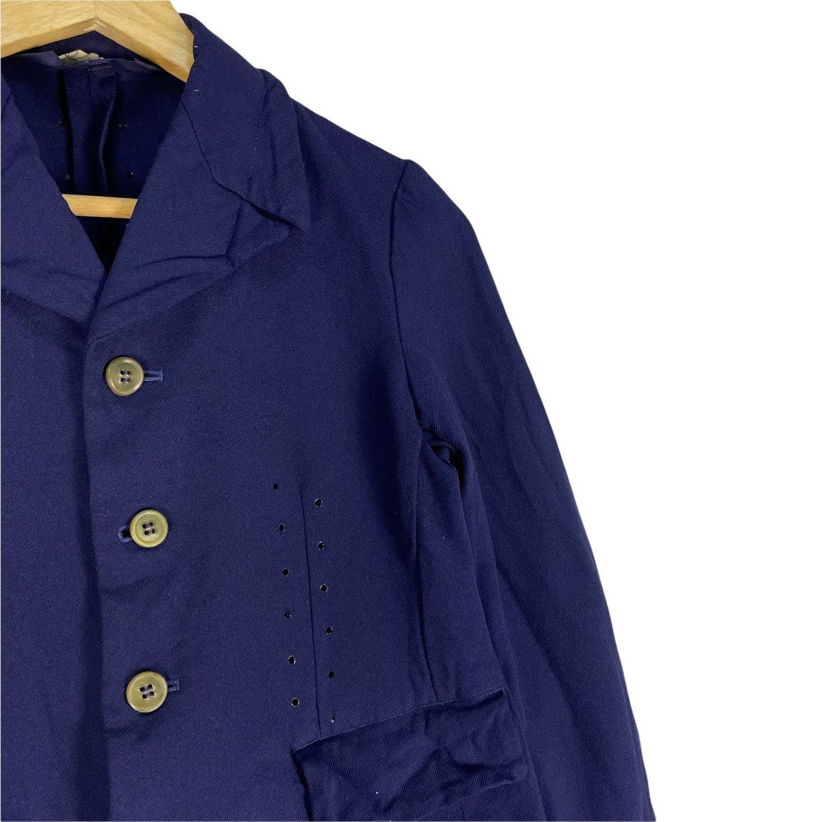 CDG by Comme des Garcons 🌟COMME des GARÇONS AW2005 Design Holes Button Jacket Size US S / EU 44-46 / 1 - 5 Thumbnail