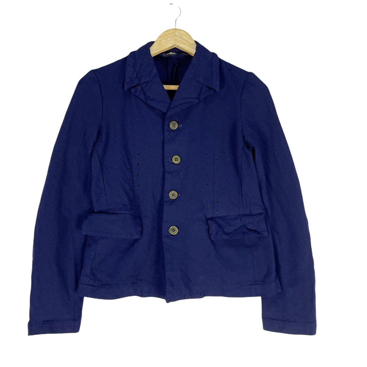 CDG by Comme des Garcons 🌟COMME des GARÇONS AW2005 Design Holes Button Jacket Size US S / EU 44-46 / 1 - 2 Thumbnail