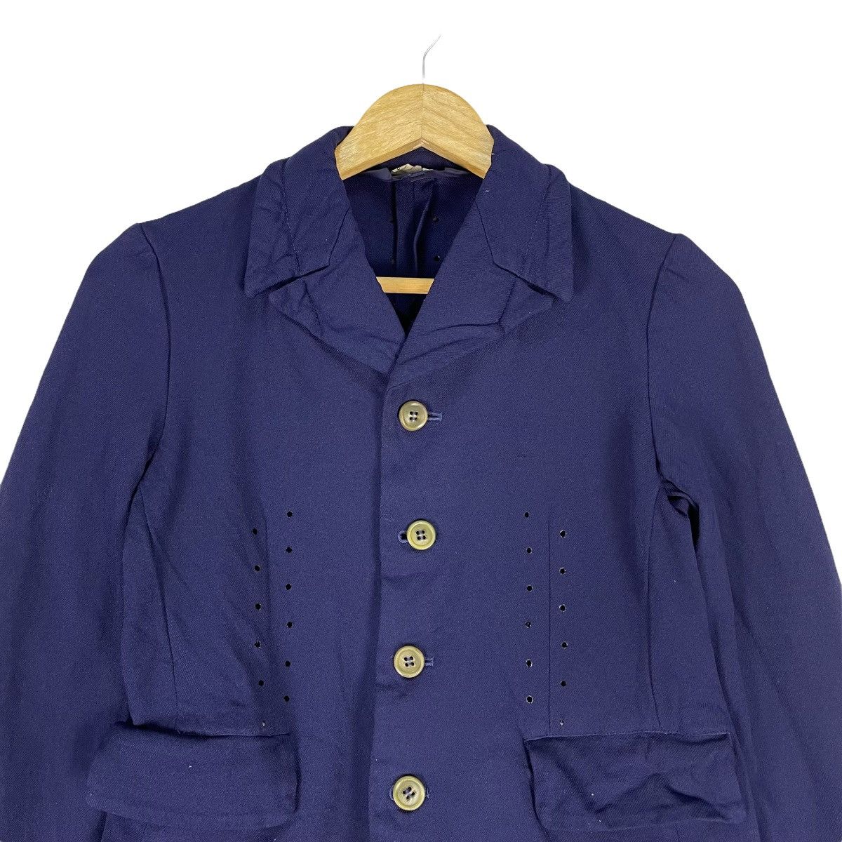 CDG by Comme des Garcons 🌟COMME des GARÇONS AW2005 Design Holes Button Jacket Size US S / EU 44-46 / 1 - 3 Thumbnail