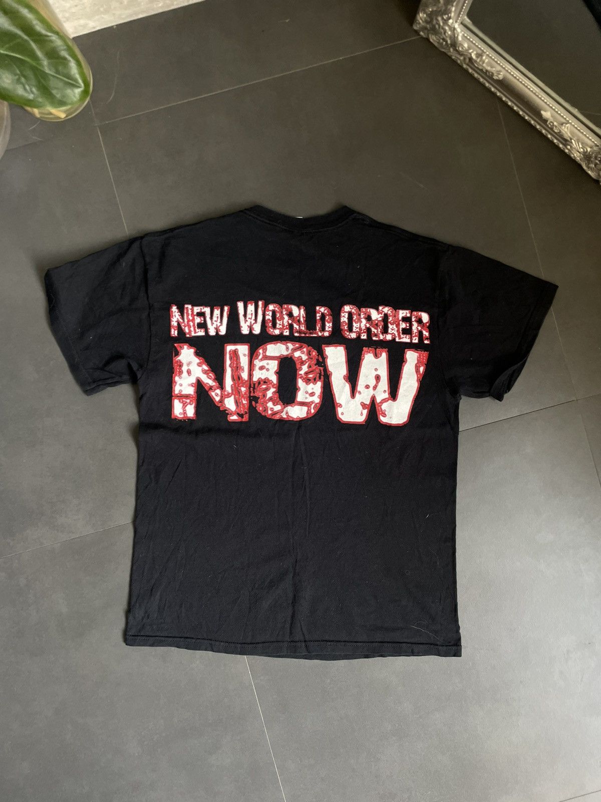 Band Tees Illegible death Rock Band Metal Tee Size M NEW WORLD ORDER Size US M / EU 48-50 / 2 - 6 Thumbnail