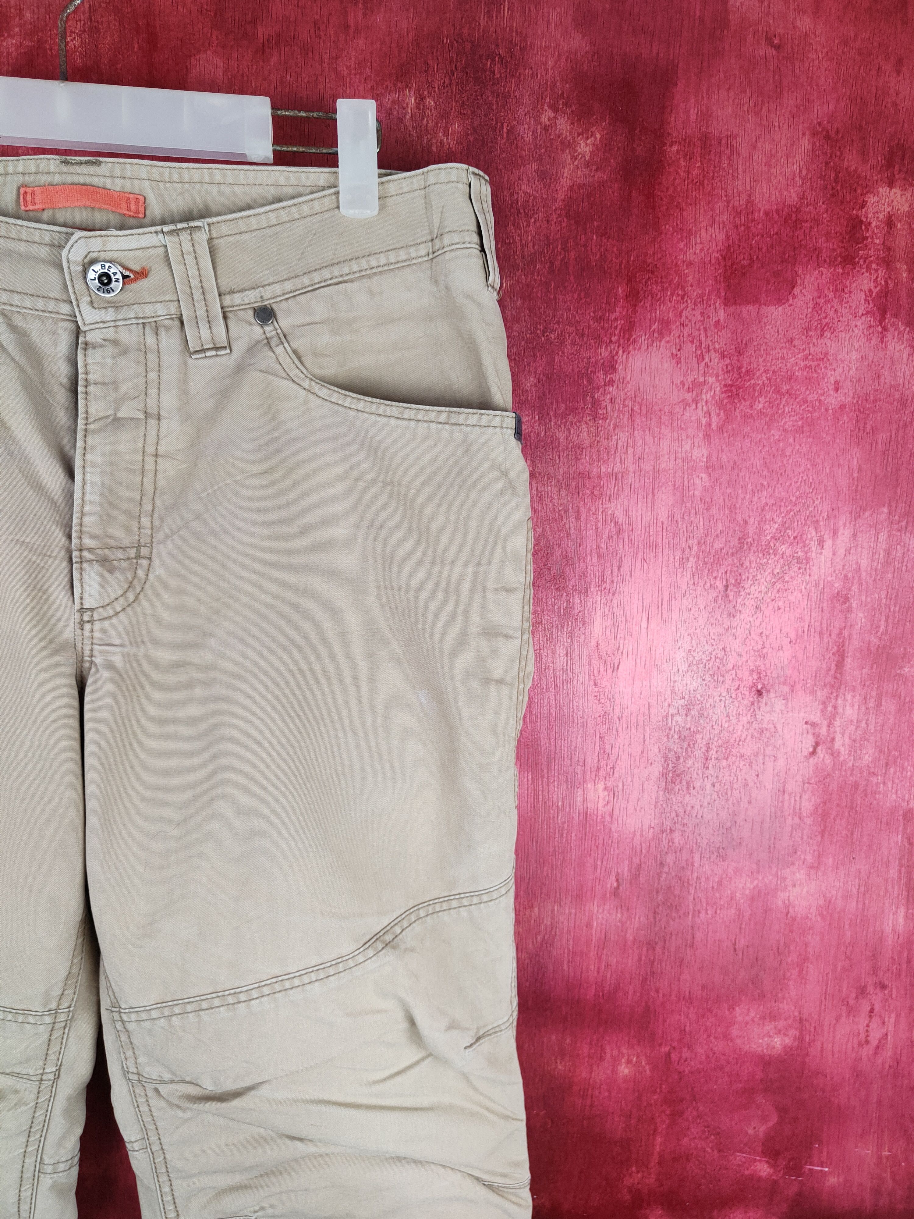 L.L. Bean L.L.Bean Beige Multipocket Tactical Cargo Pants #S782DL Size US 32 / EU 48 - 5 Thumbnail