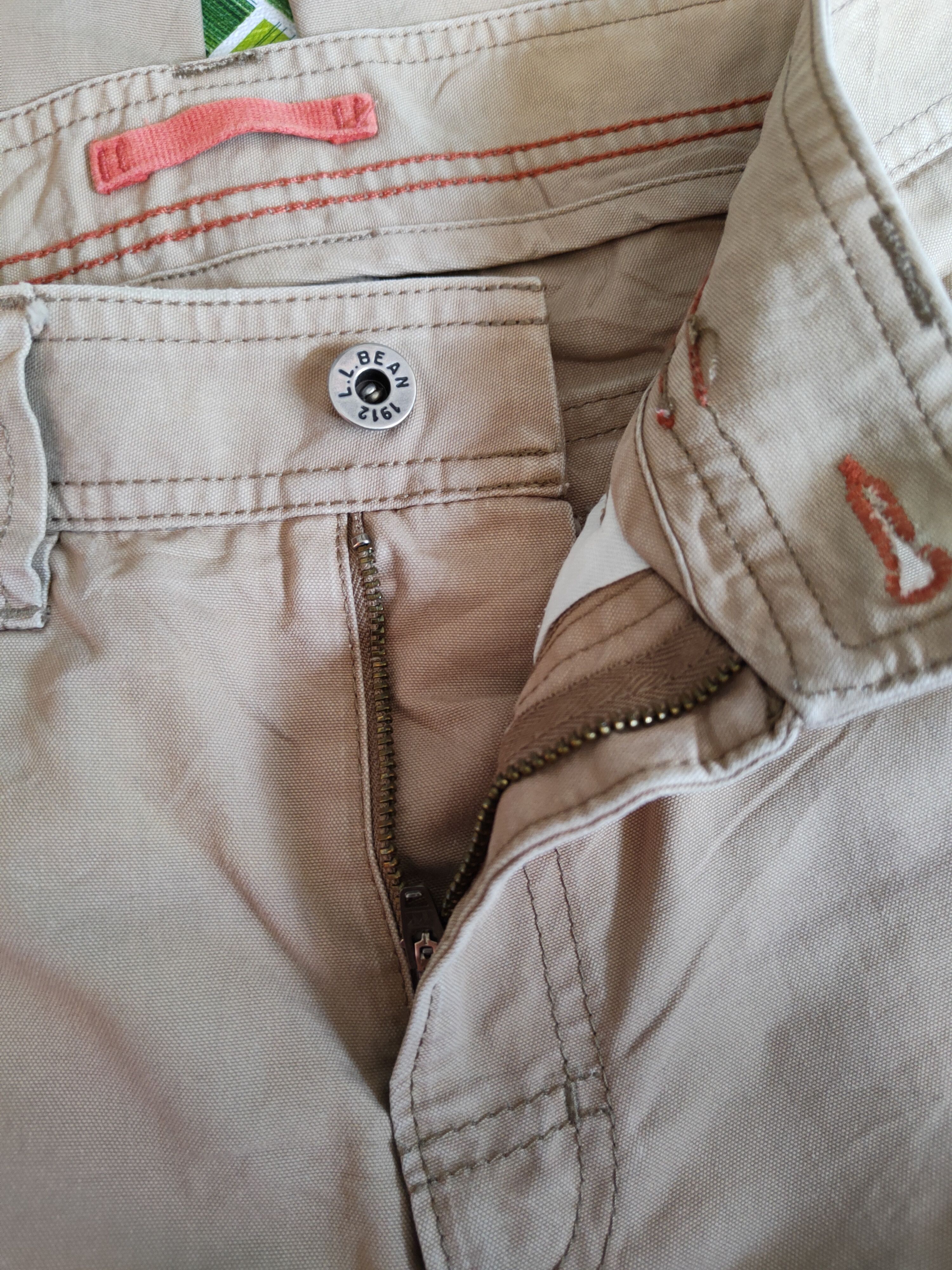 L.L. Bean L.L.Bean Beige Multipocket Tactical Cargo Pants #S782DL Size US 32 / EU 48 - 13 Thumbnail