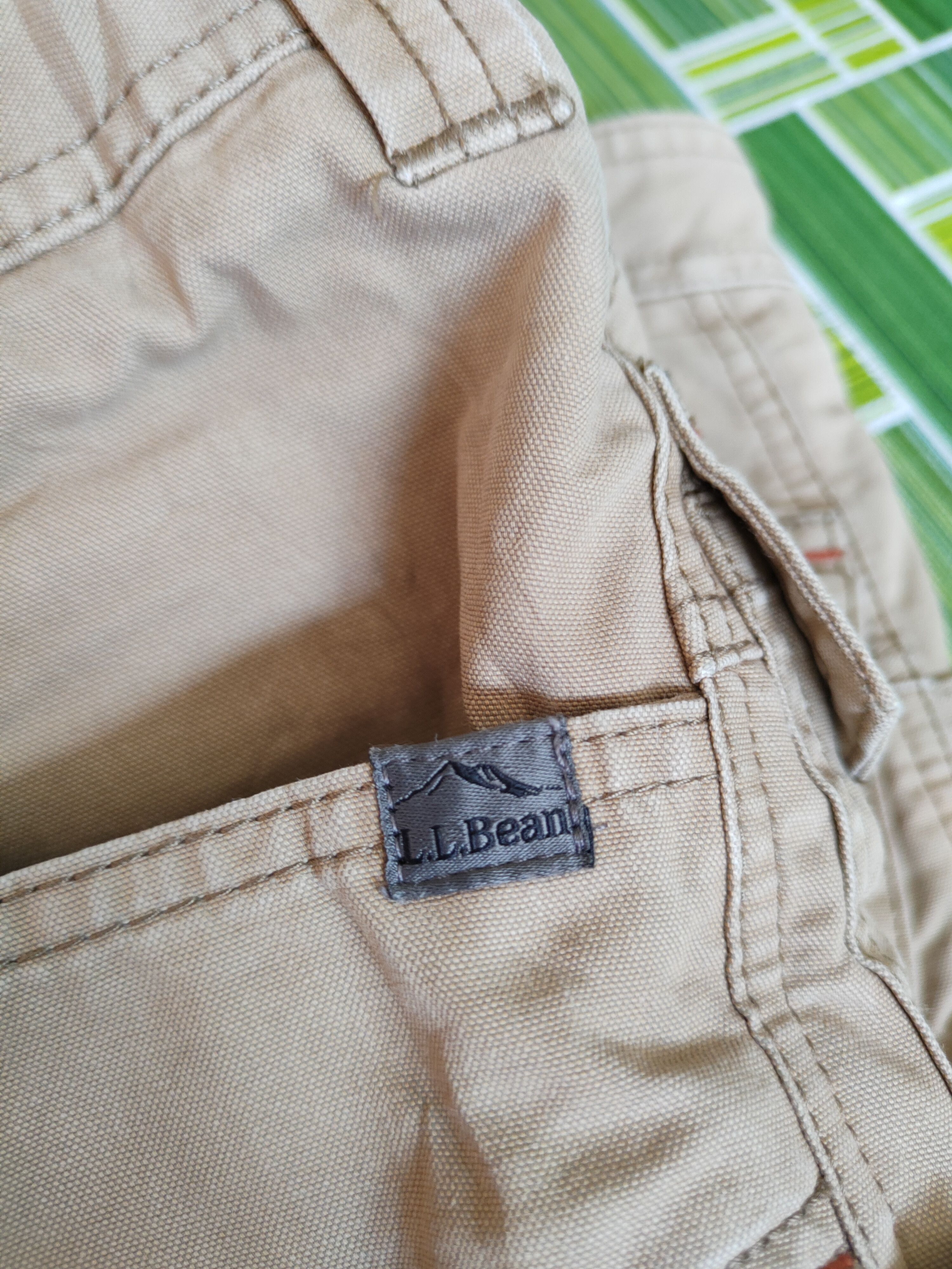 L.L. Bean L.L.Bean Beige Multipocket Tactical Cargo Pants #S782DL Size US 32 / EU 48 - 6 Thumbnail