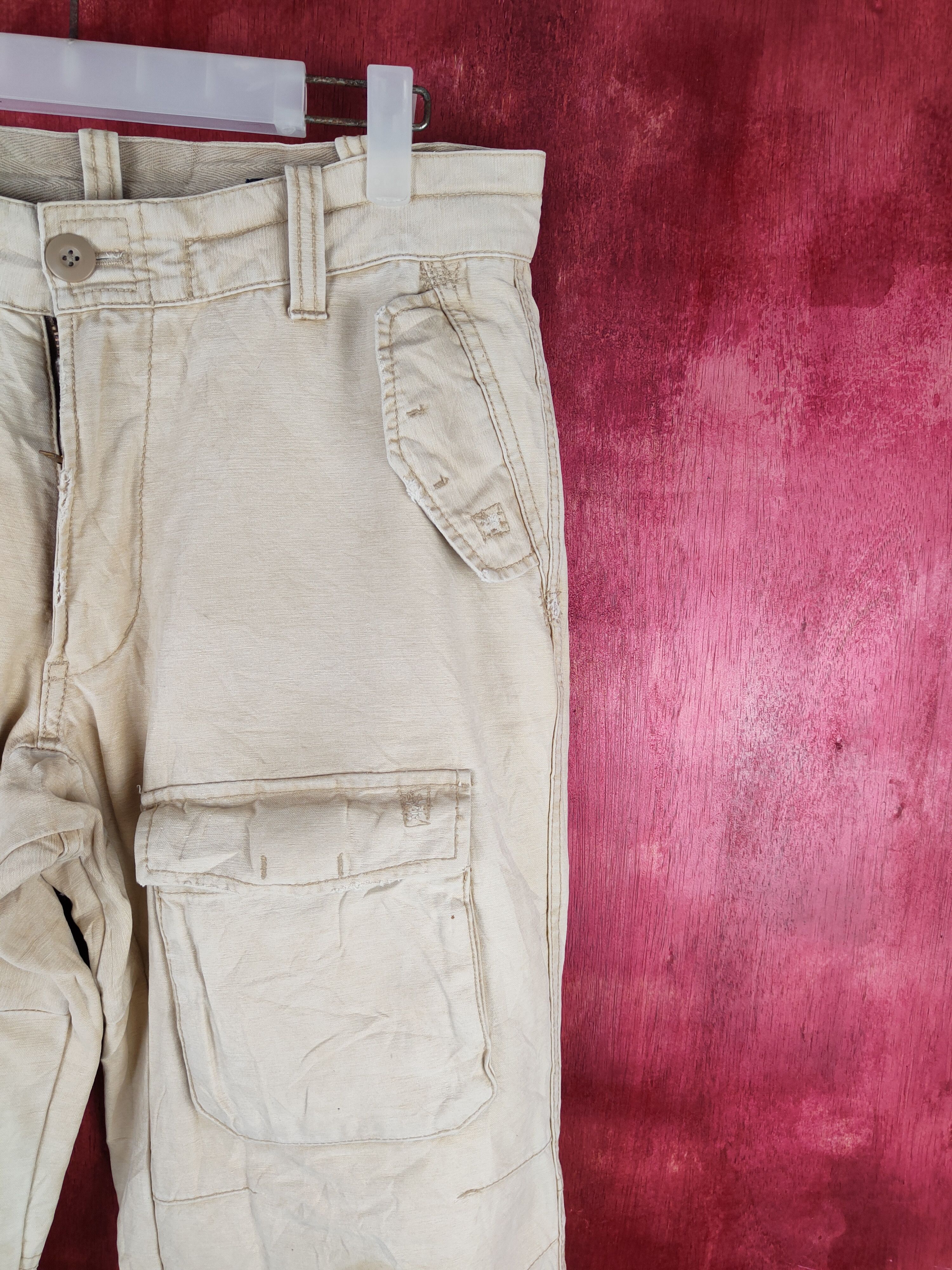 Japanese Brand Oshkosh Brown Multipocket Tactical Cargo Pants #S776DL Size US 30 / EU 46 - 6 Thumbnail