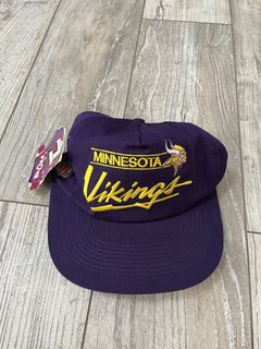 Vintage 80s/90s Minnesota Vikings NFL Baseball Style Snapback Hat