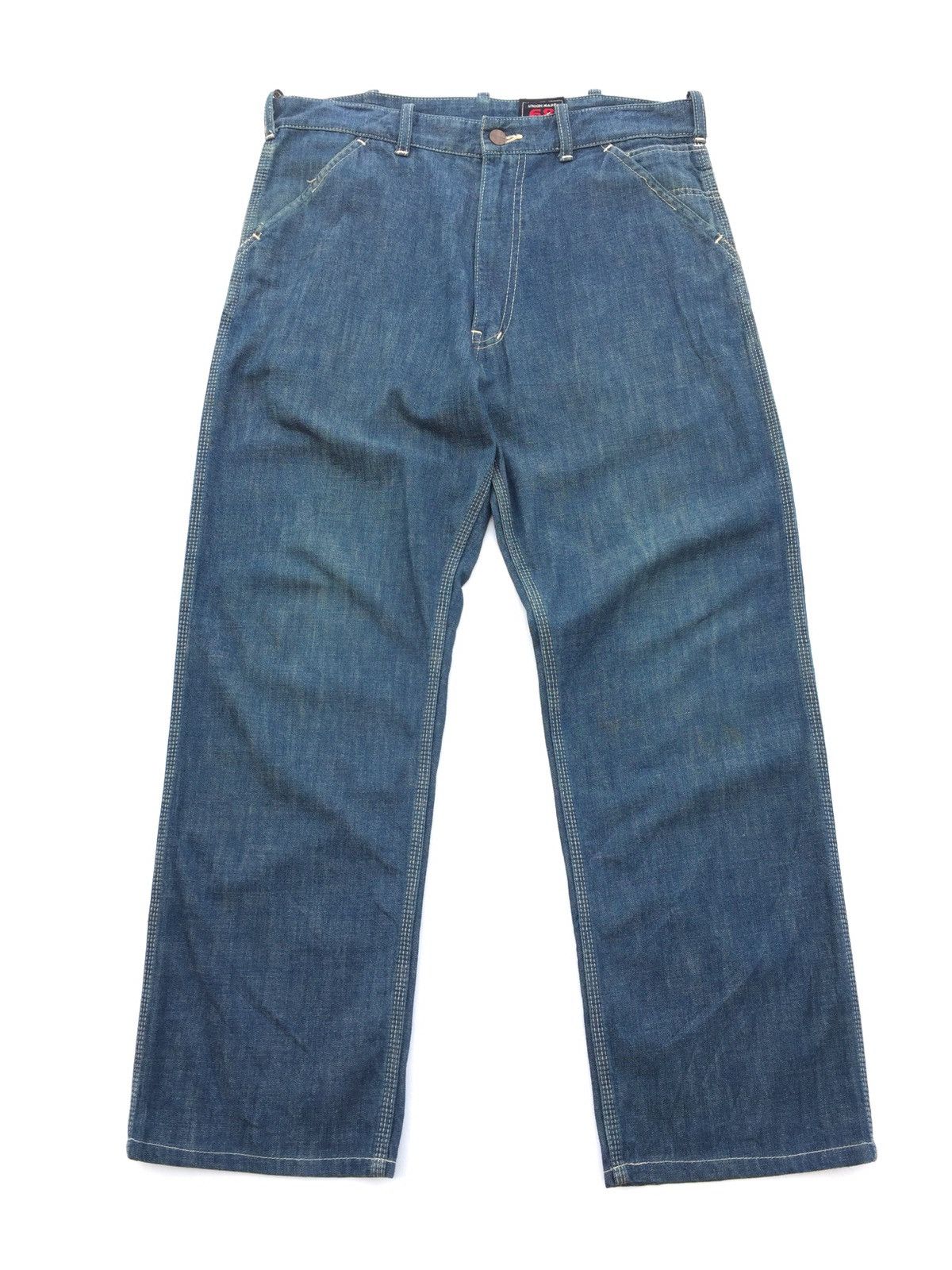 Japanese Brand × Vintage Japanese Carpenter Union Made Baggy Jeans Size US 32 / EU 48 - 2 Thumbnail
