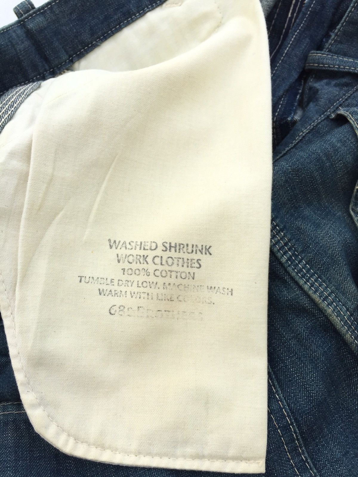Japanese Brand × Vintage Japanese Carpenter Union Made Baggy Jeans Size US 32 / EU 48 - 5 Thumbnail