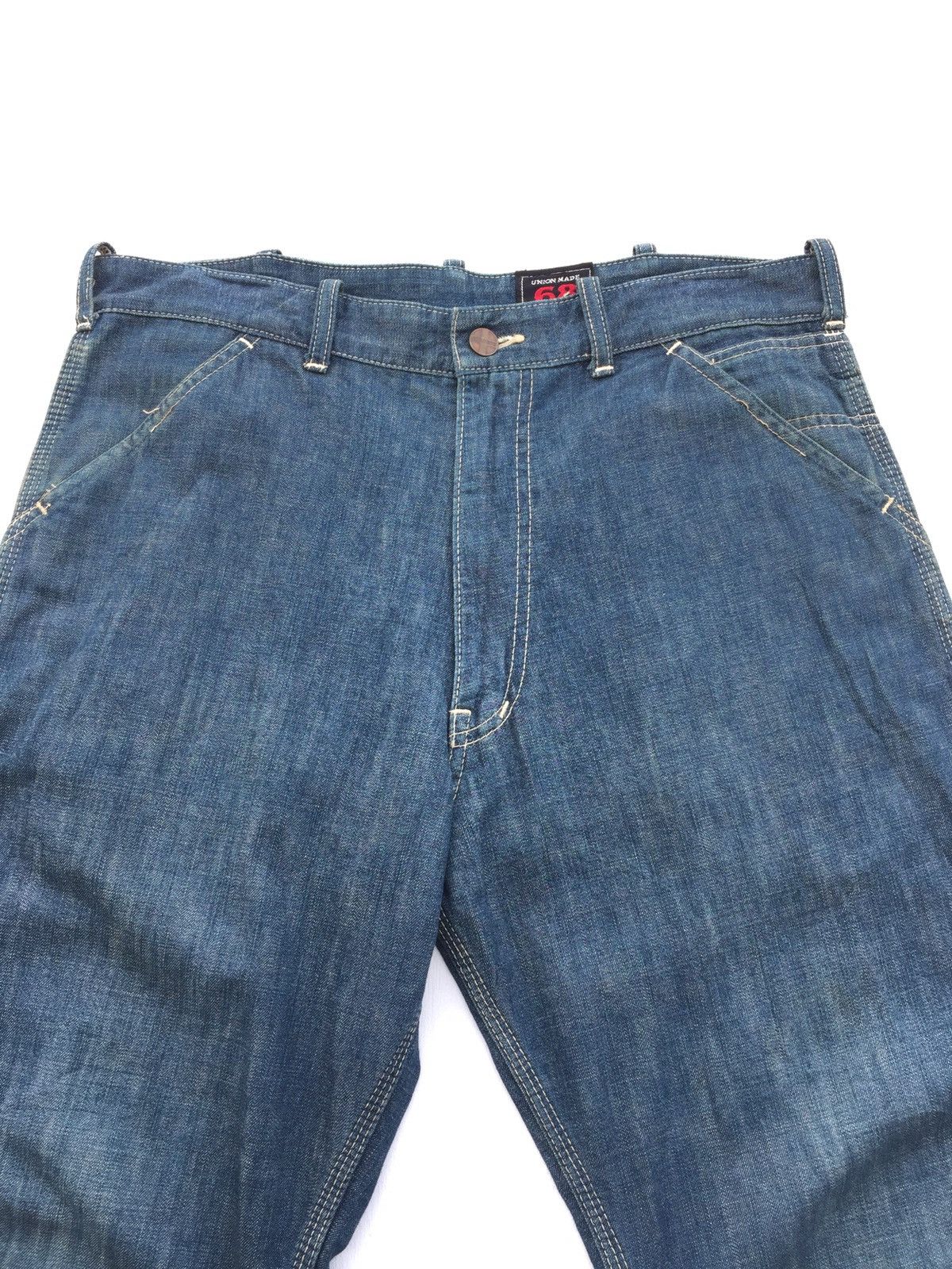 Japanese Brand × Vintage Japanese Carpenter Union Made Baggy Jeans Size US 32 / EU 48 - 7 Thumbnail