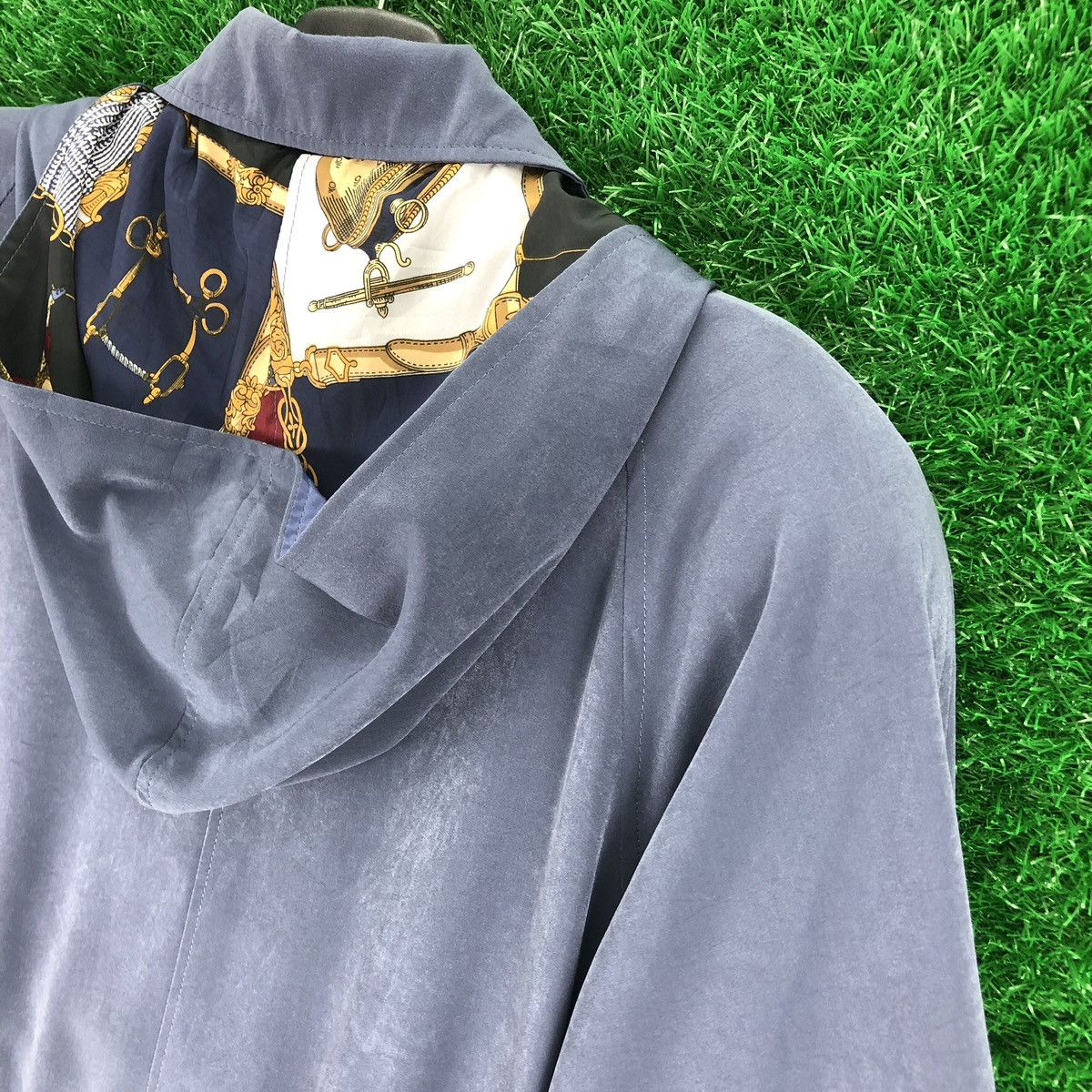 Vintage Vintage Rayon Blouse Zipper Jacket Hoodie Size L / US 10 / IT 46 - 5 Thumbnail
