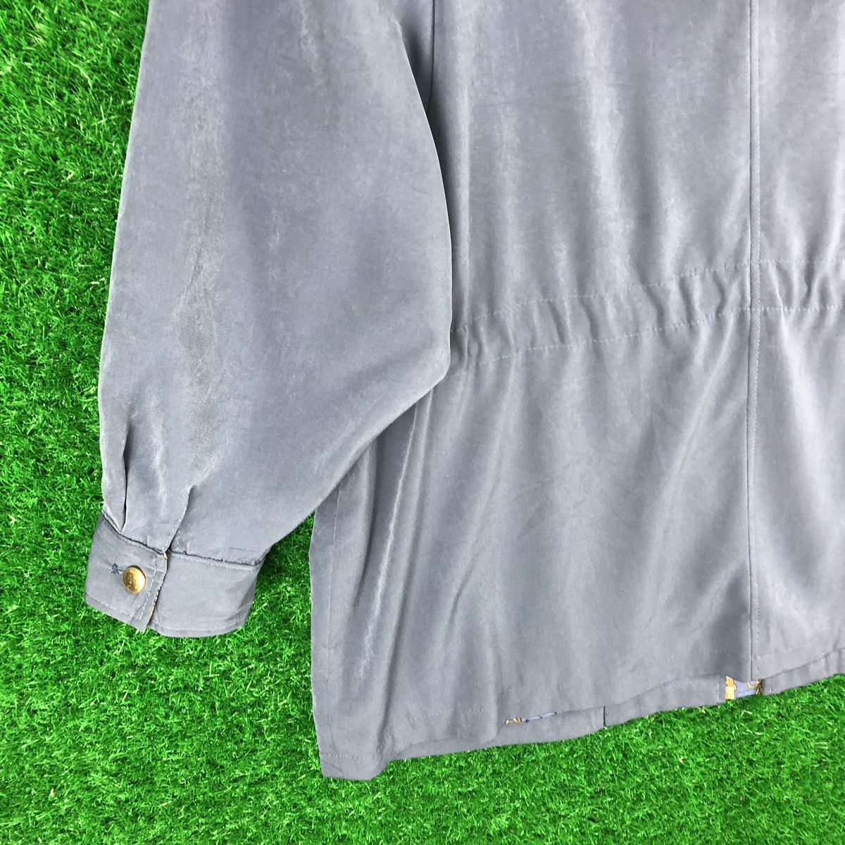 Vintage Vintage Rayon Blouse Zipper Jacket Hoodie Size L / US 10 / IT 46 - 6 Thumbnail