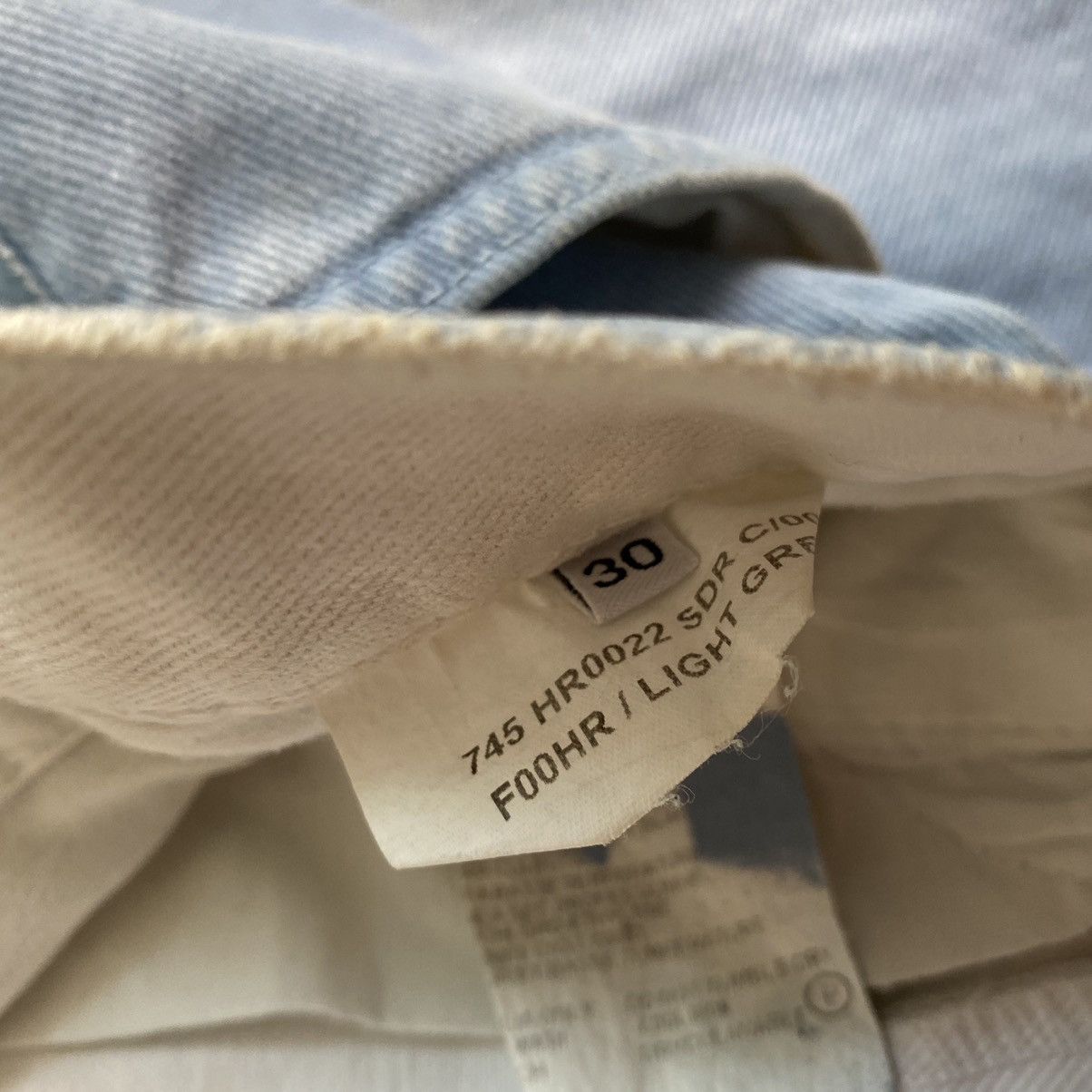 Helmut Lang Helmut Lang Archive Overprint Denim Size US 30 / EU 46 - 7 Thumbnail