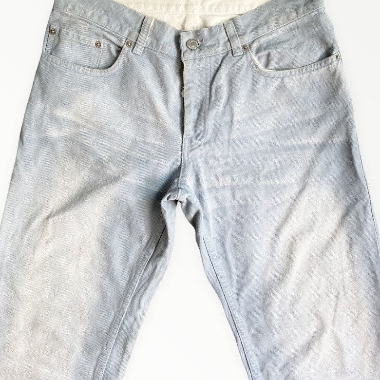 Image of Helmut Lang Archive Overprint Denim in Blue, Men's (Size 30)