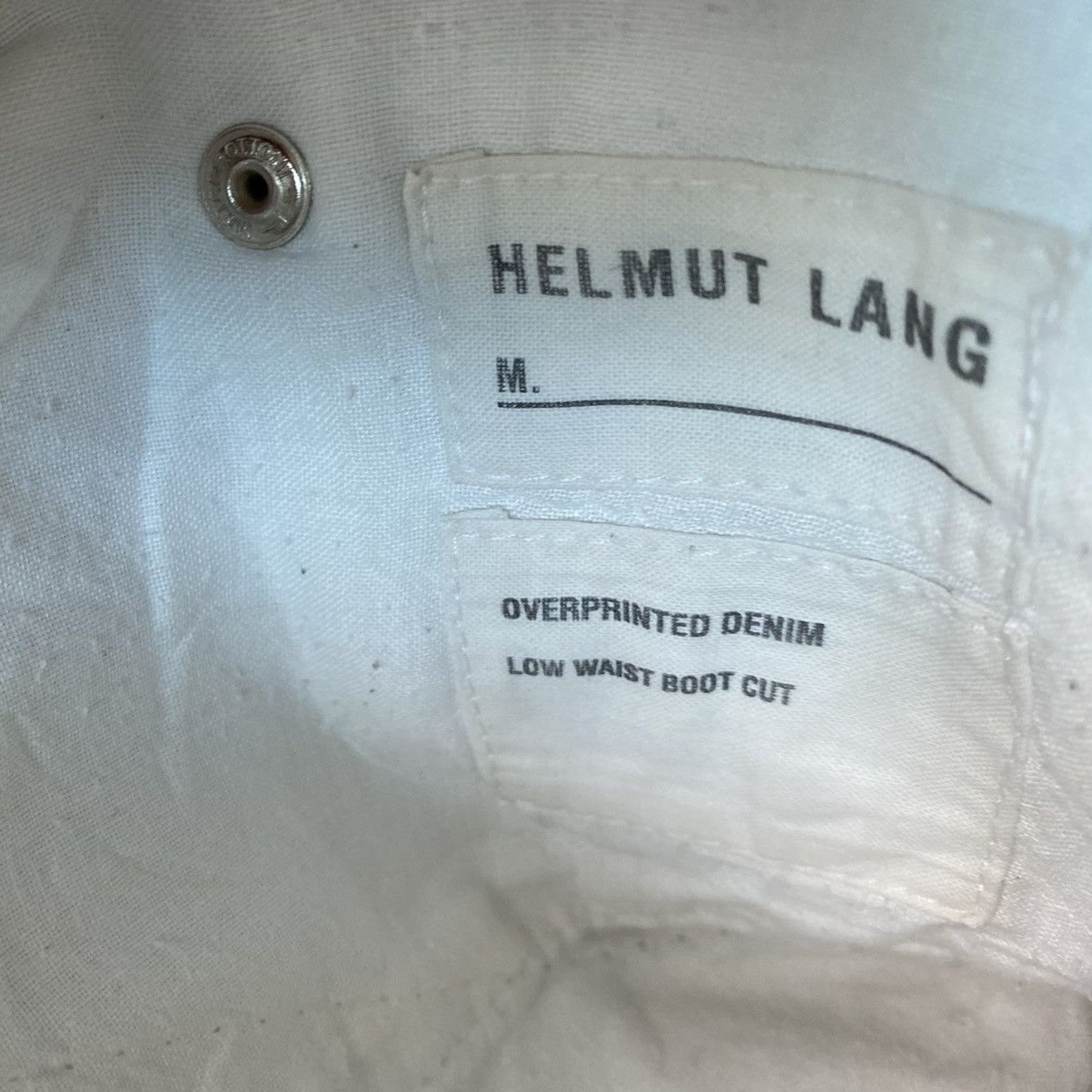 Helmut Lang Helmut Lang Archive Overprint Denim Size US 30 / EU 46 - 6 Thumbnail