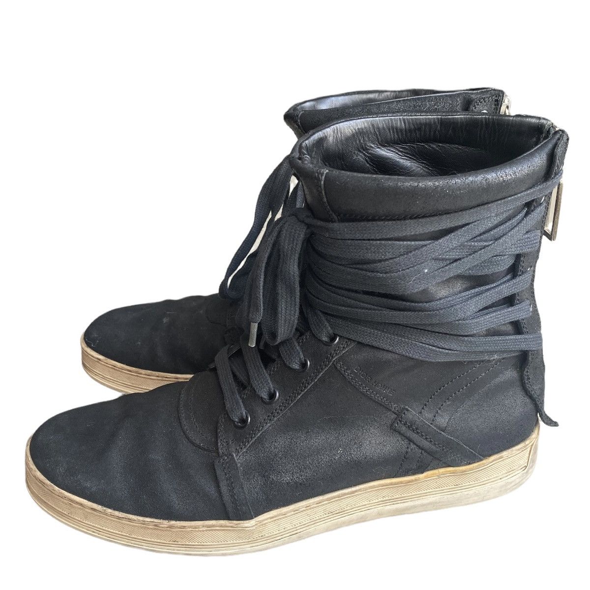 image of Ss10 Dior Homme High Top Shoes in Black, Men's (Size 8)