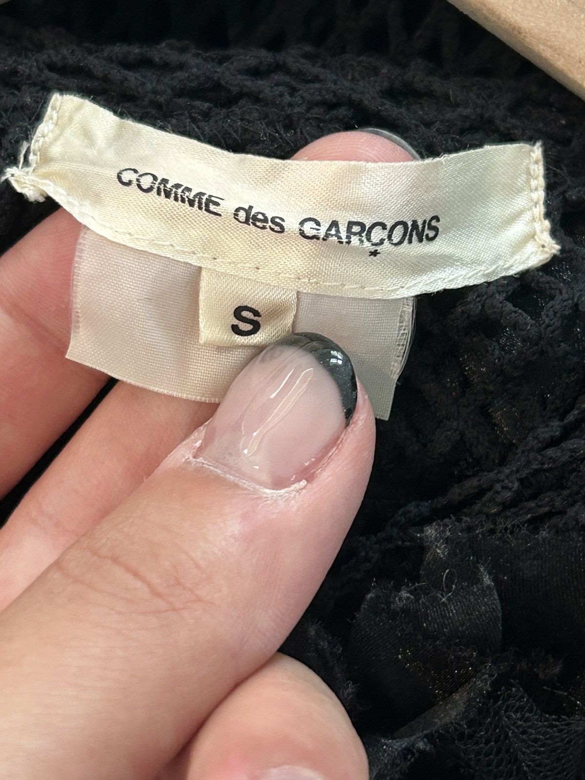 Comme des Garcons Mesh Ruffle Trim Longsleeve Size S / US 4 / IT 40 - 3 Thumbnail