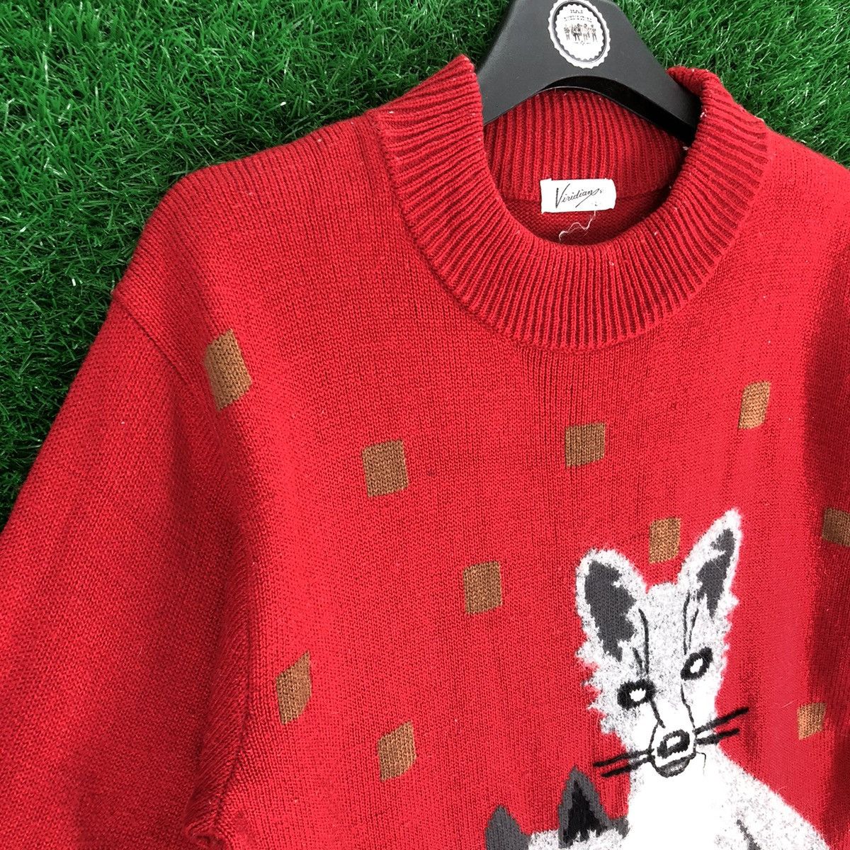 Japanese Brand Vintage 90's Knitwear Wool Sweater by Vinidiany Size M / US 6-8 / IT 42-44 - 2 Thumbnail